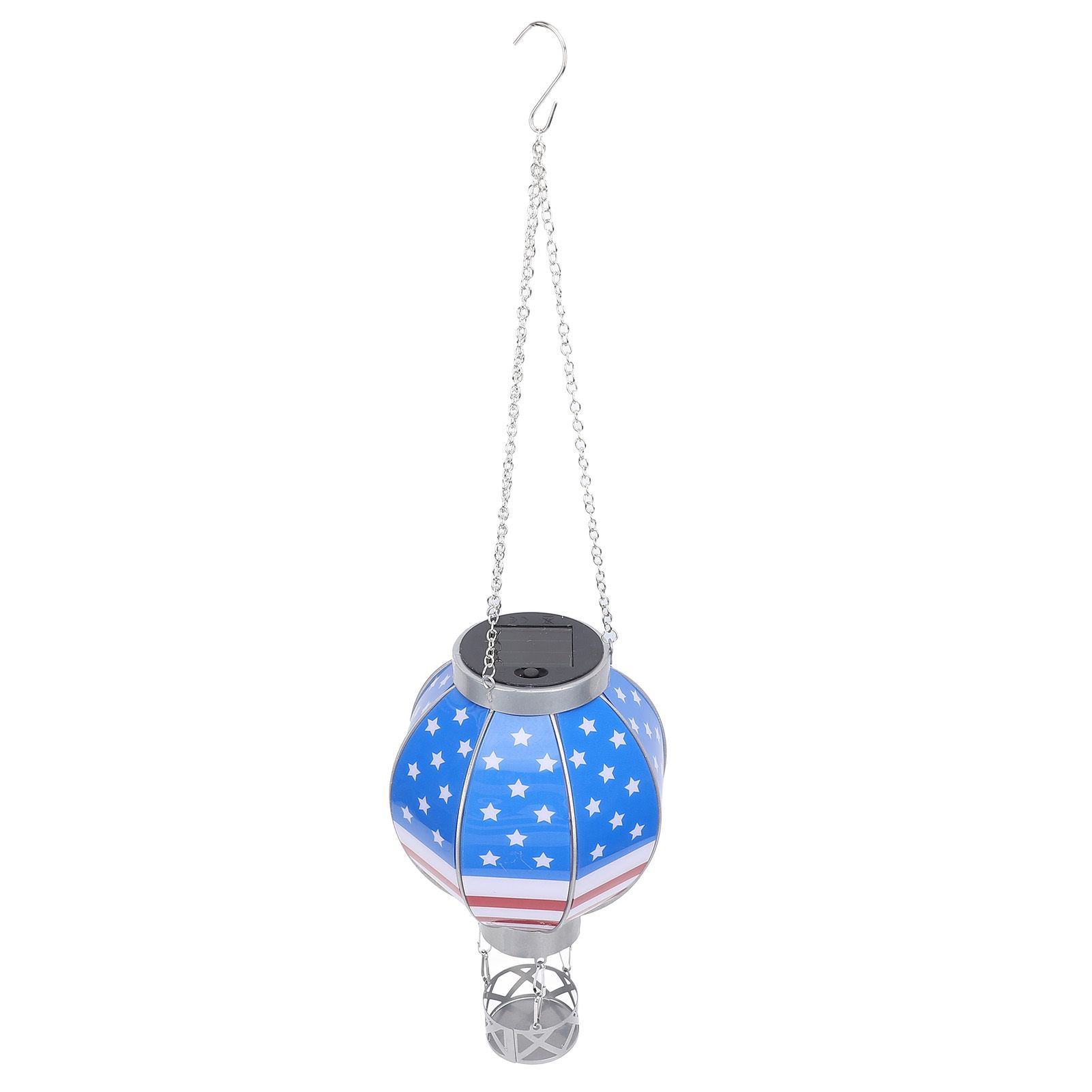 Hot Air Balloon Solar Lantern Decorative Solar Hanging Light with Candle view 11