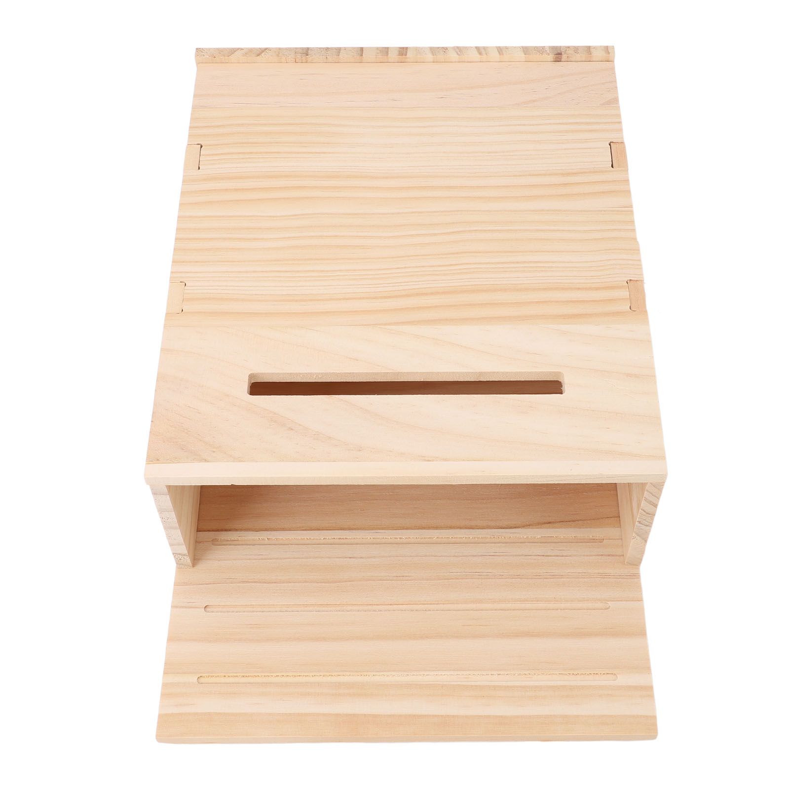 Bat House Weather Resistant Handcrafted Single Chamber Wooden Bat Box for
