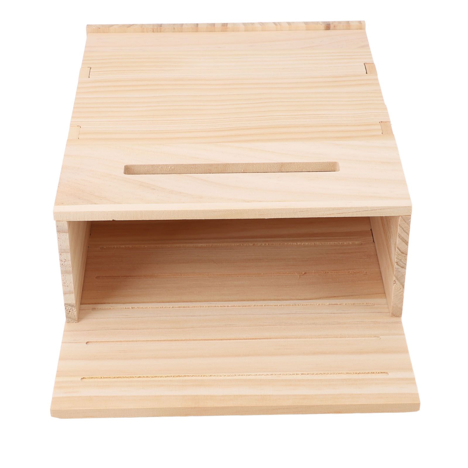 Bat House Weather Resistant Handcrafted Single Chamber Wooden Bat Box for view 4