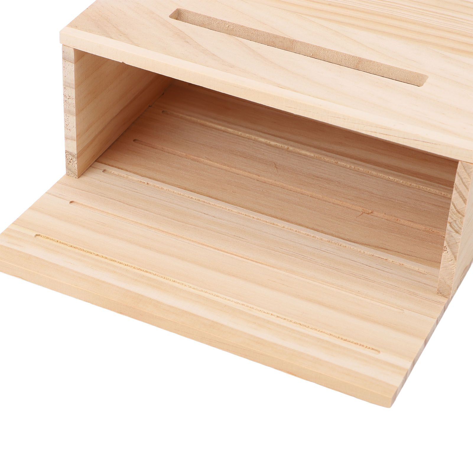 Bat House Weather Resistant Handcrafted Single Chamber Wooden Bat Box for view 5