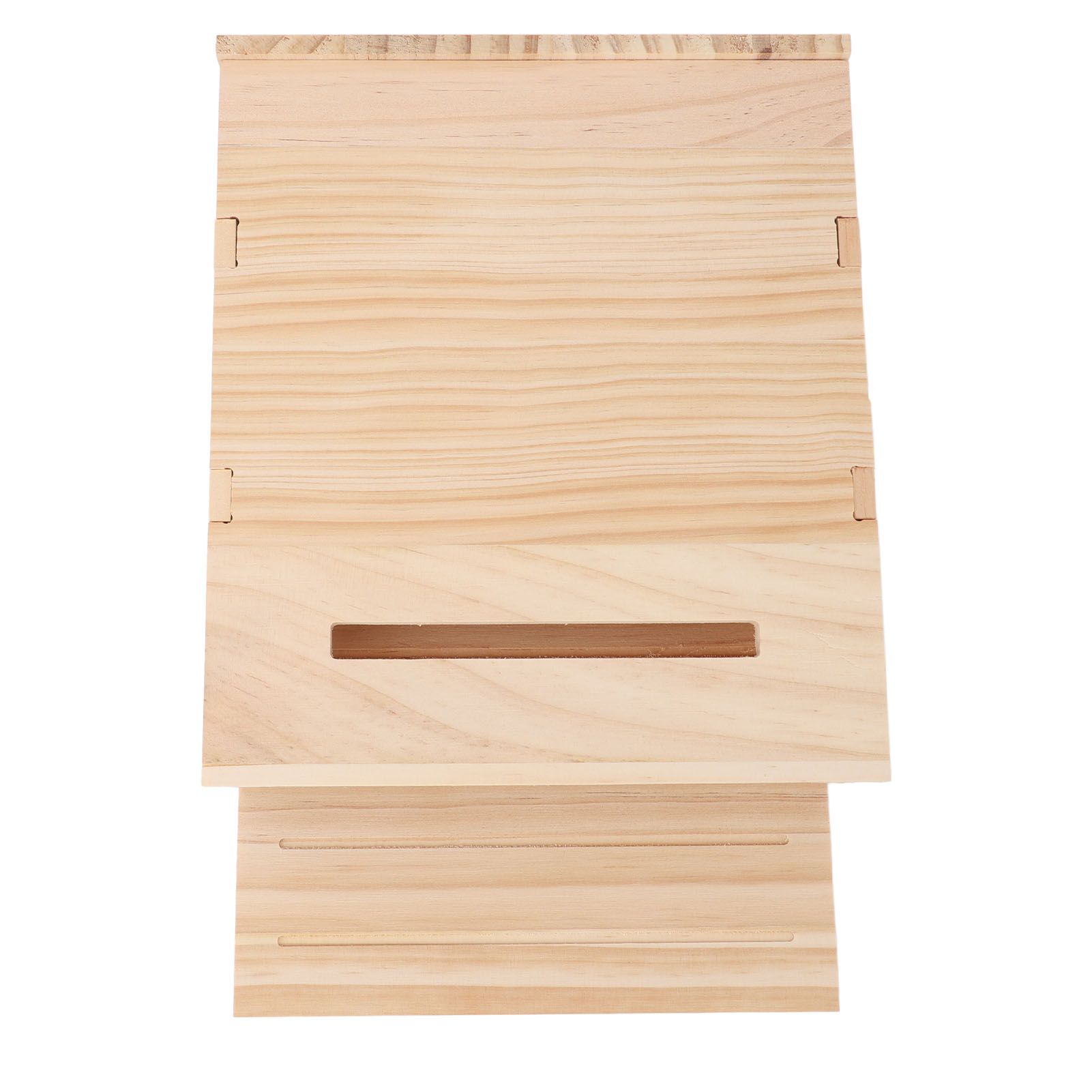 Bat House Weather Resistant Handcrafted Single Chamber Wooden Bat Box for view 6