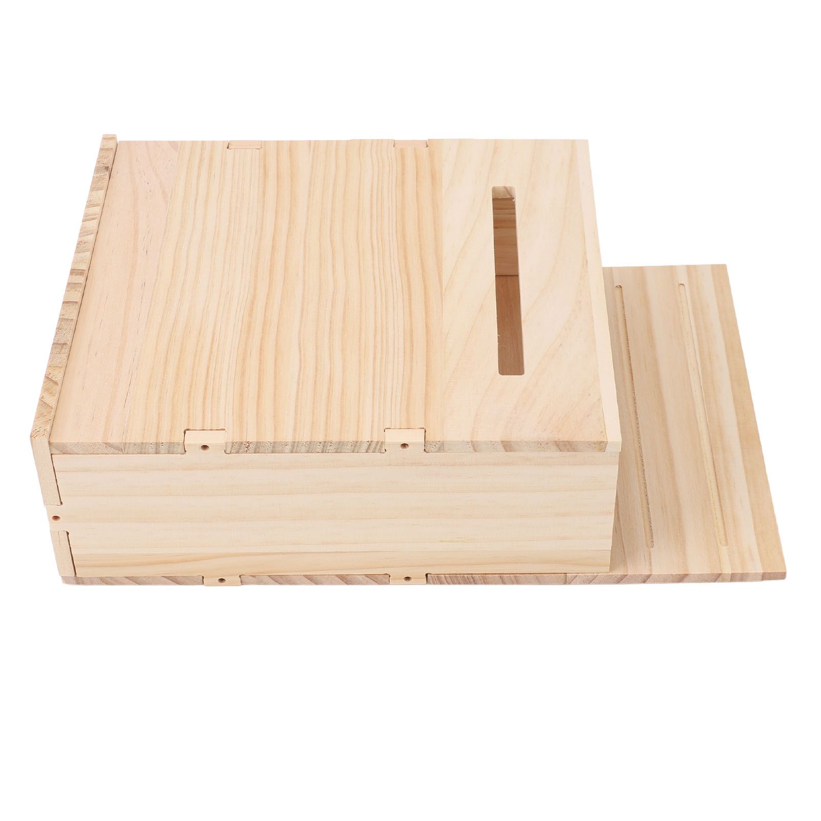 Bat House Weather Resistant Handcrafted Single Chamber Wooden Bat Box for view 10