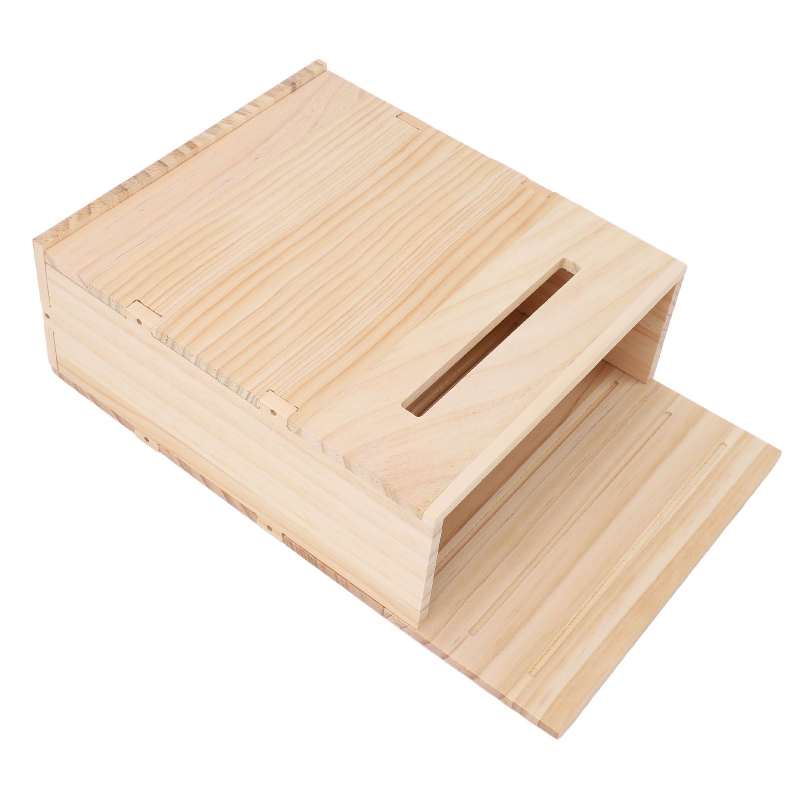 Bat House Weather Resistant Handcrafted Single Chamber Wooden Bat Box for view 11