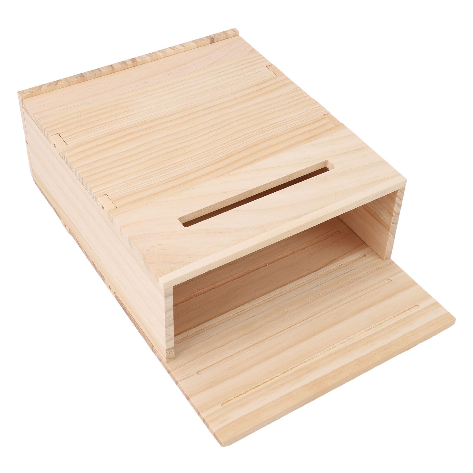 Bat House Weather Resistant Handcrafted Single Chamber Wooden Bat Box for view 12