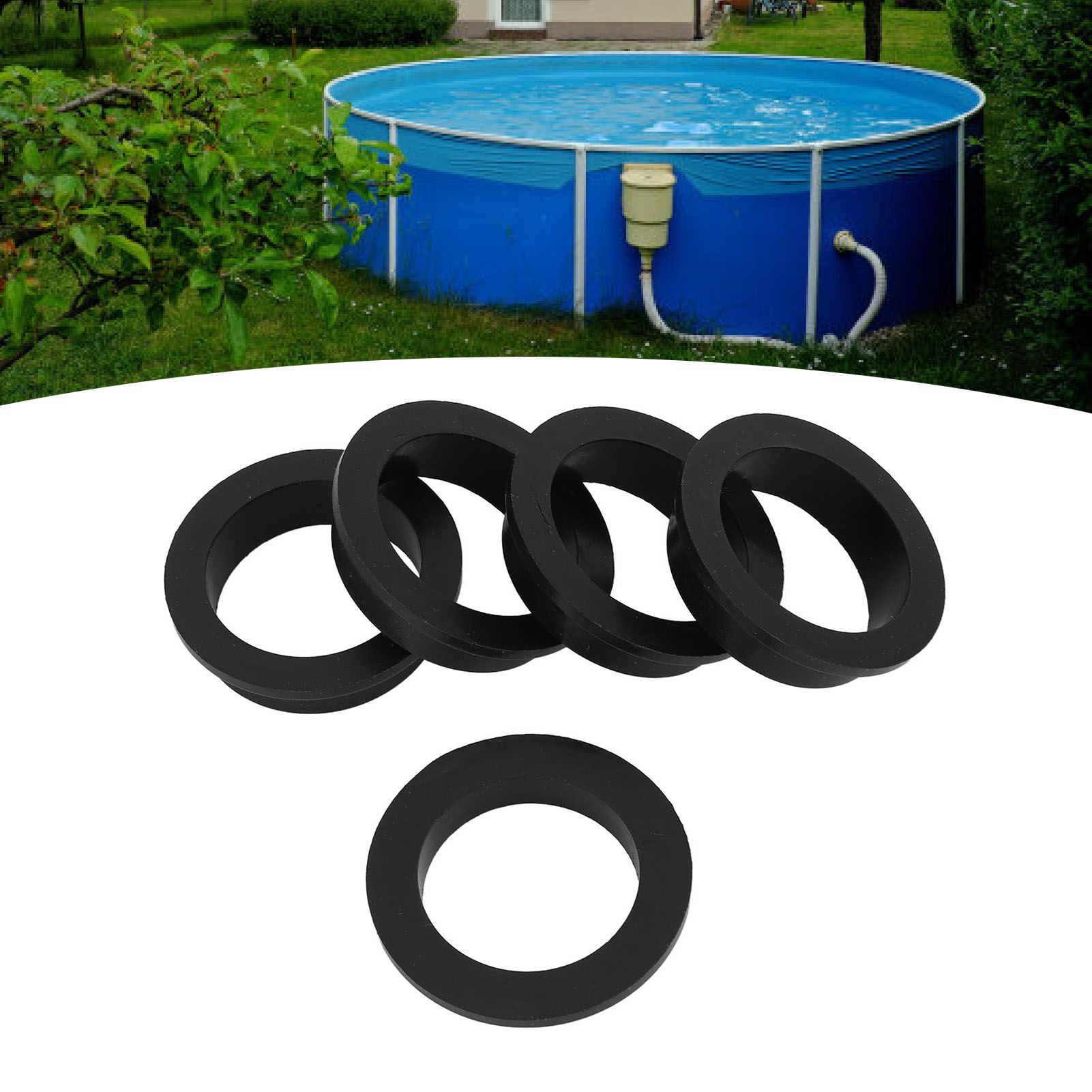 5 Pcs L Shape O Rings 11228 11412 Pool Sand Filter Pump Motor Gaskets for view 12