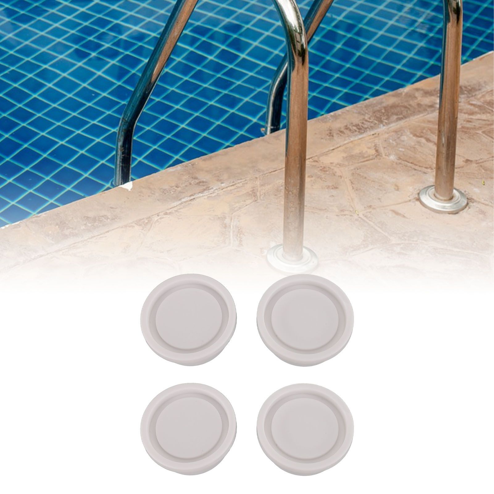 4PCS Pool Ladder Bumper Non Slip Impact Resistant Pool Ladder Replacement view 12
