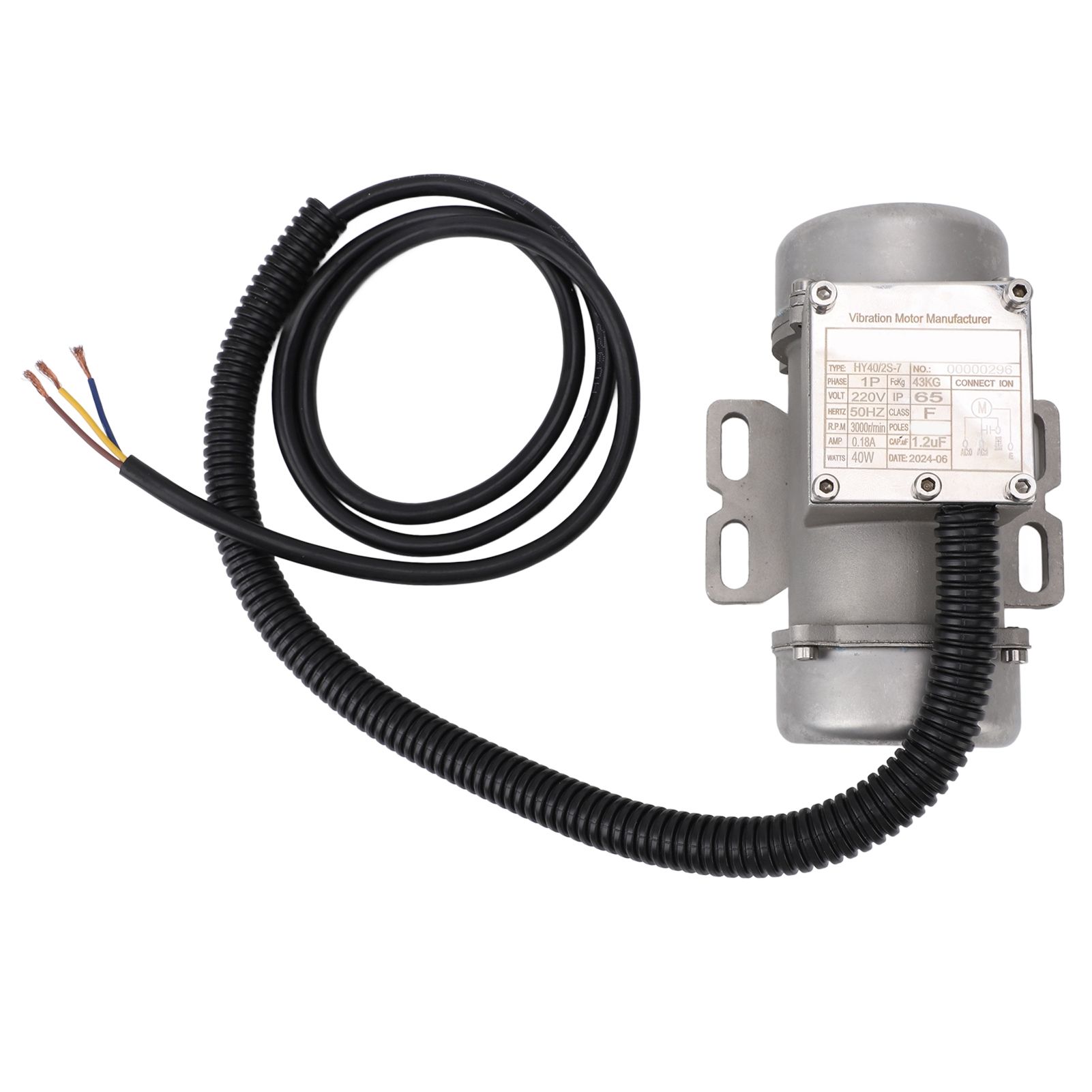 Concrete Vibration Motor 3000r/min Electric Concrete Vibrator Motor IP65 view 3