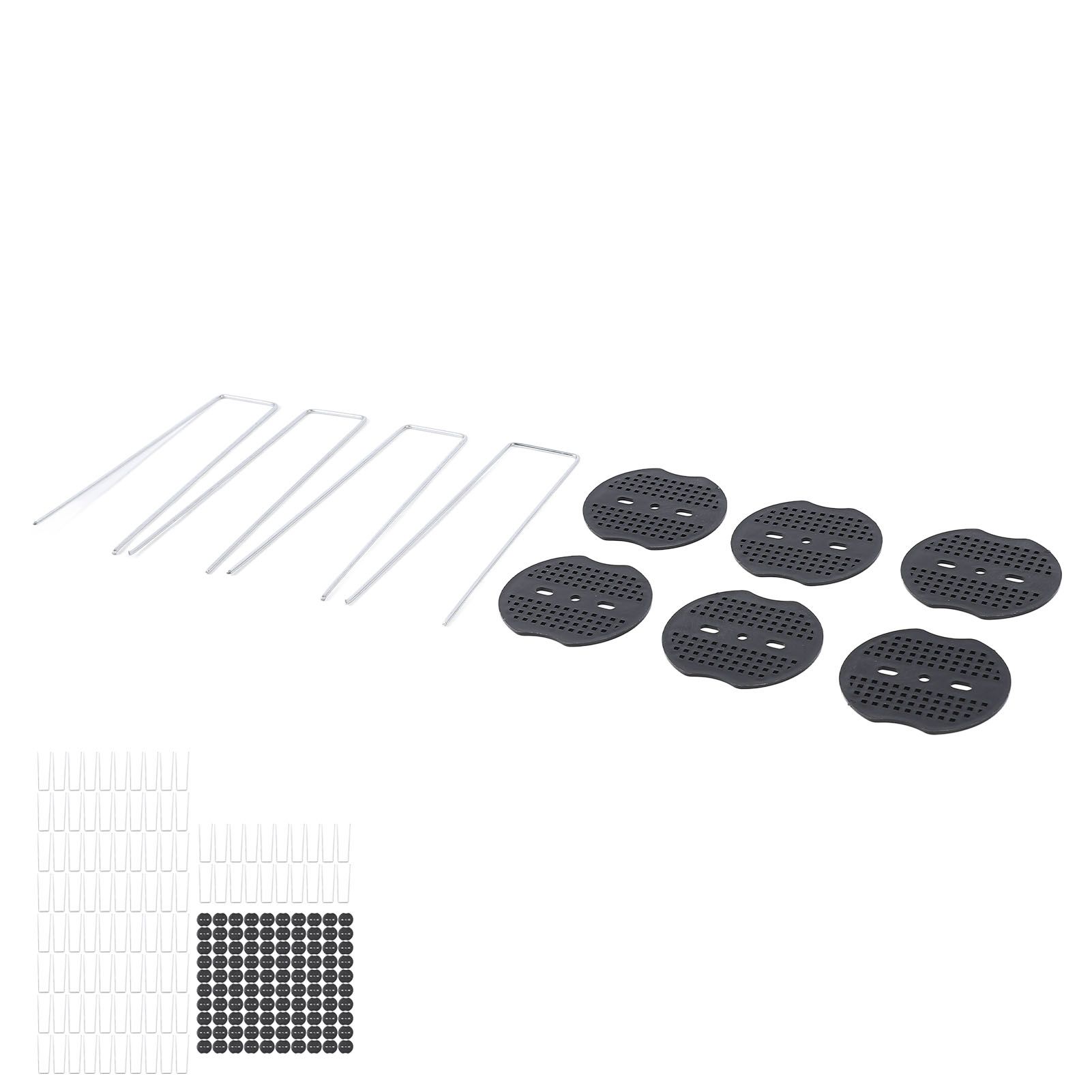 100pcs Stake Staple U Shaped Hot Dip Galvanized Steel Ground Pin Landscape view 9