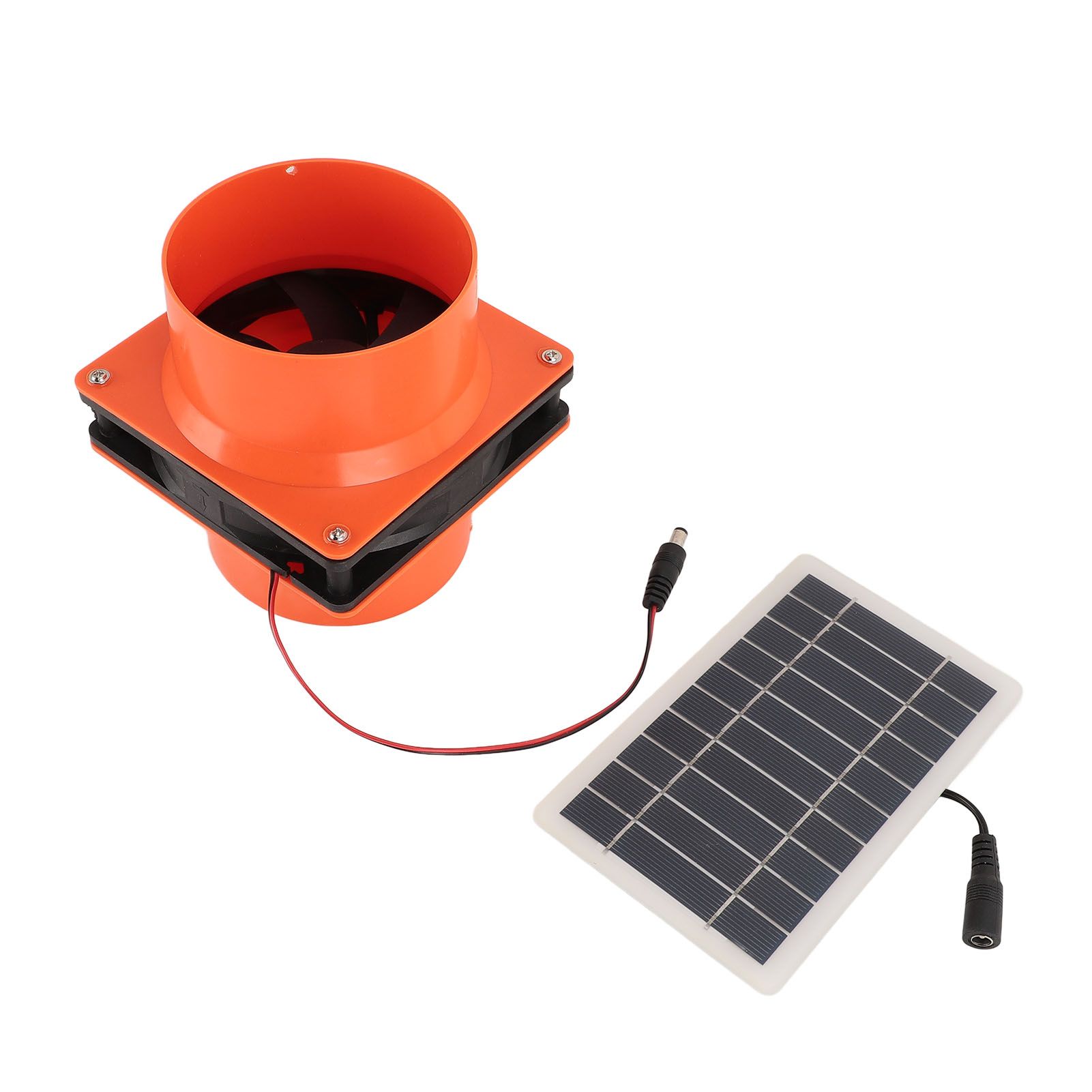 Solar Powered Exhaust Fan 10W 5V ABS Monocrystalline Silicon Solar Panel — image 1
