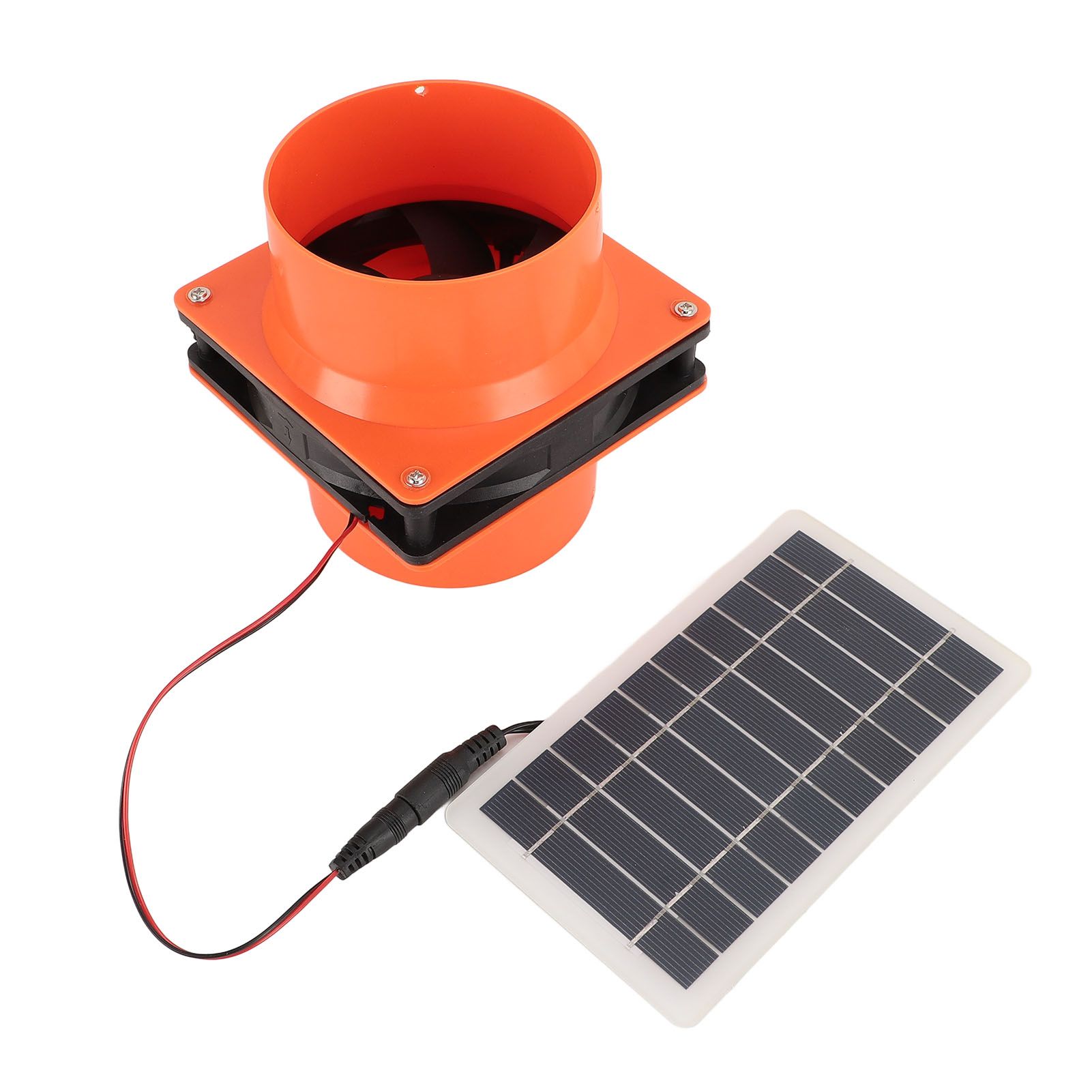 Solar Powered Exhaust Fan 10W 5V ABS Monocrystalline Silicon Solar Panel view 4