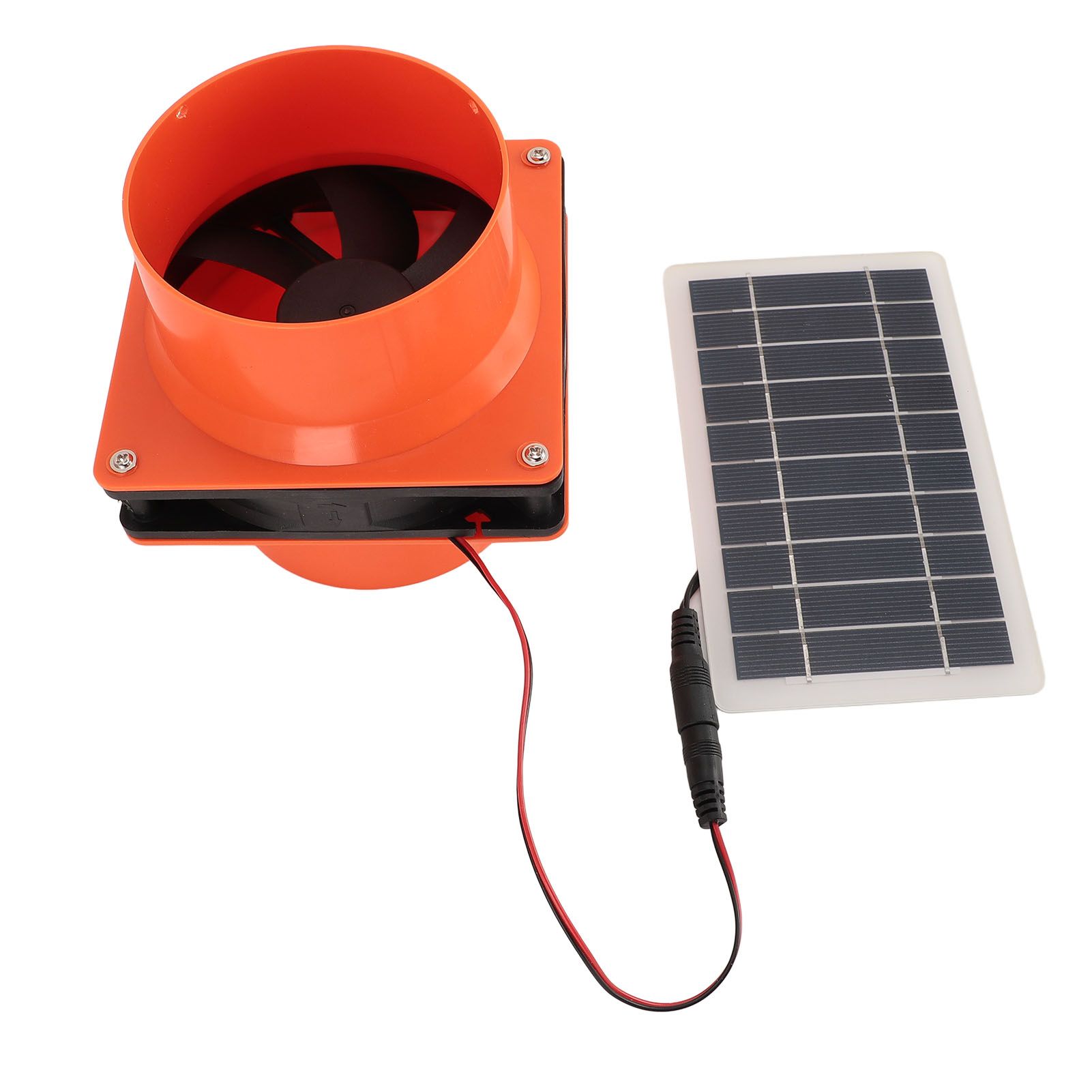 Solar Powered Exhaust Fan 10W 5V ABS Monocrystalline Silicon Solar Panel view 6