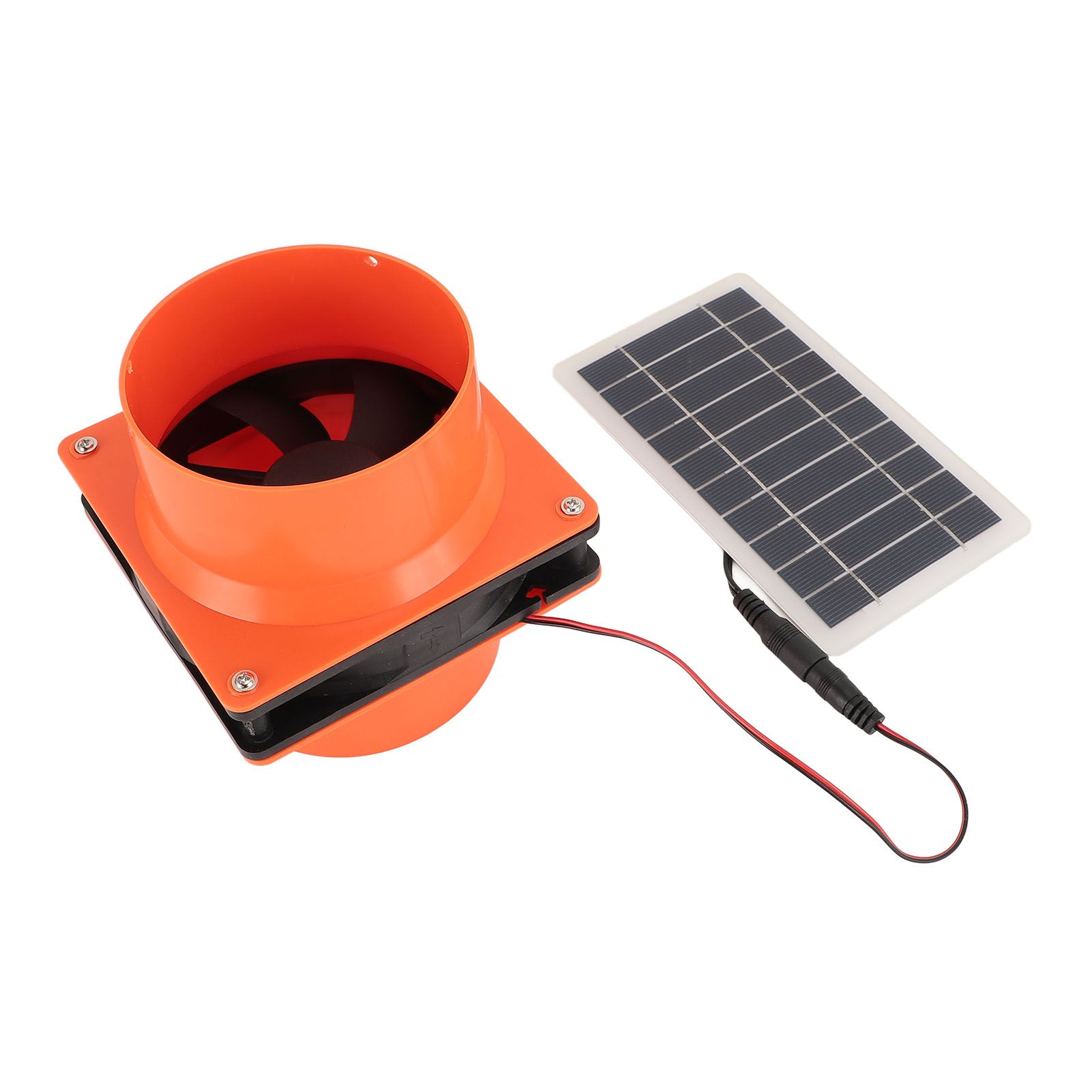 Solar Powered Exhaust Fan 10W 5V ABS Monocrystalline Silicon Solar Panel view 8