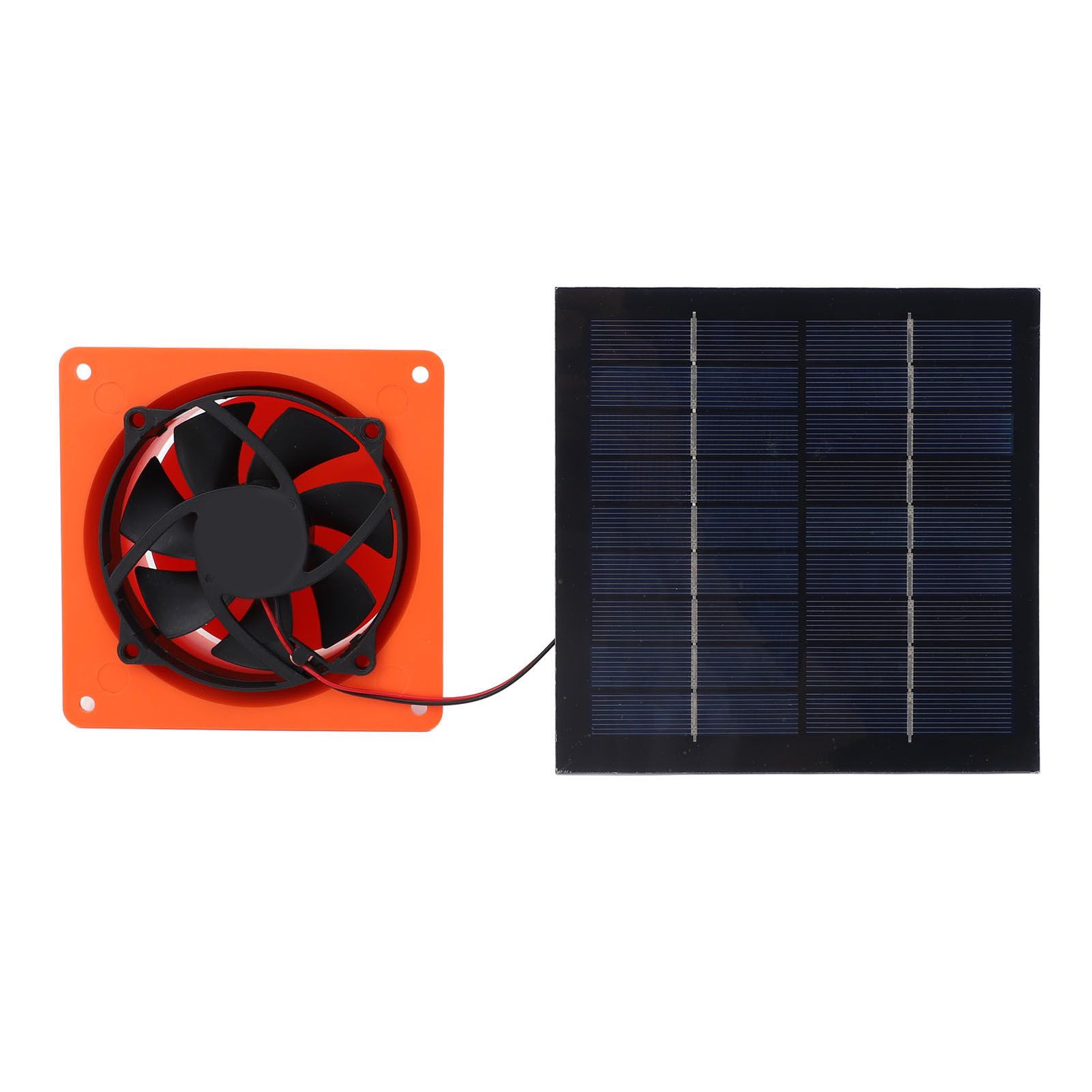 Solar Powered Exhaust Fan Monocrystalline Silicon 20w 5V Solar Panel Vent Fan