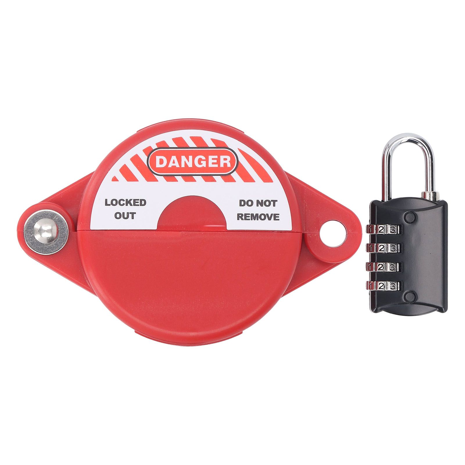 Gate Valve Lockout Device ABS Coded Lock Faucet Lock Device for 1 to 2 1/2in view 3