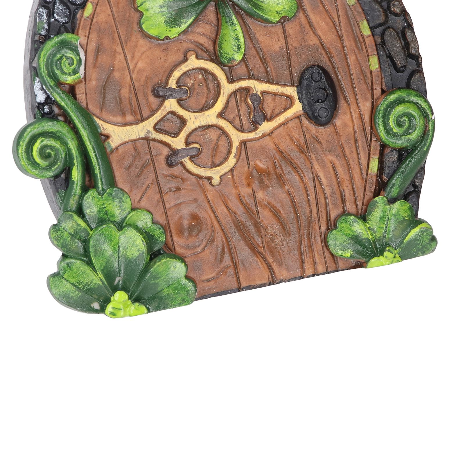Fairy Door Miniature Resin Eco Friendly Paint with Screw Fairy House Door for view 2