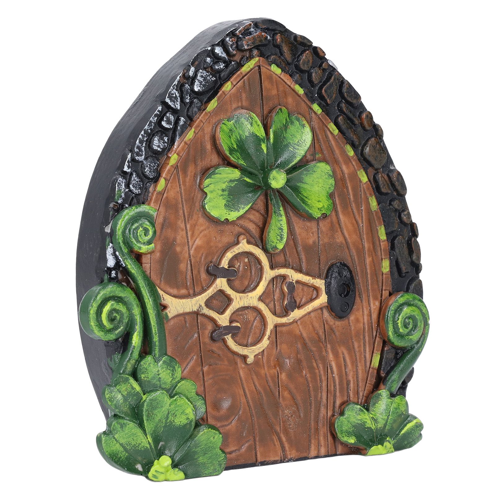 Fairy Door Miniature Resin Eco Friendly Paint with Screw Fairy House Door for view 8