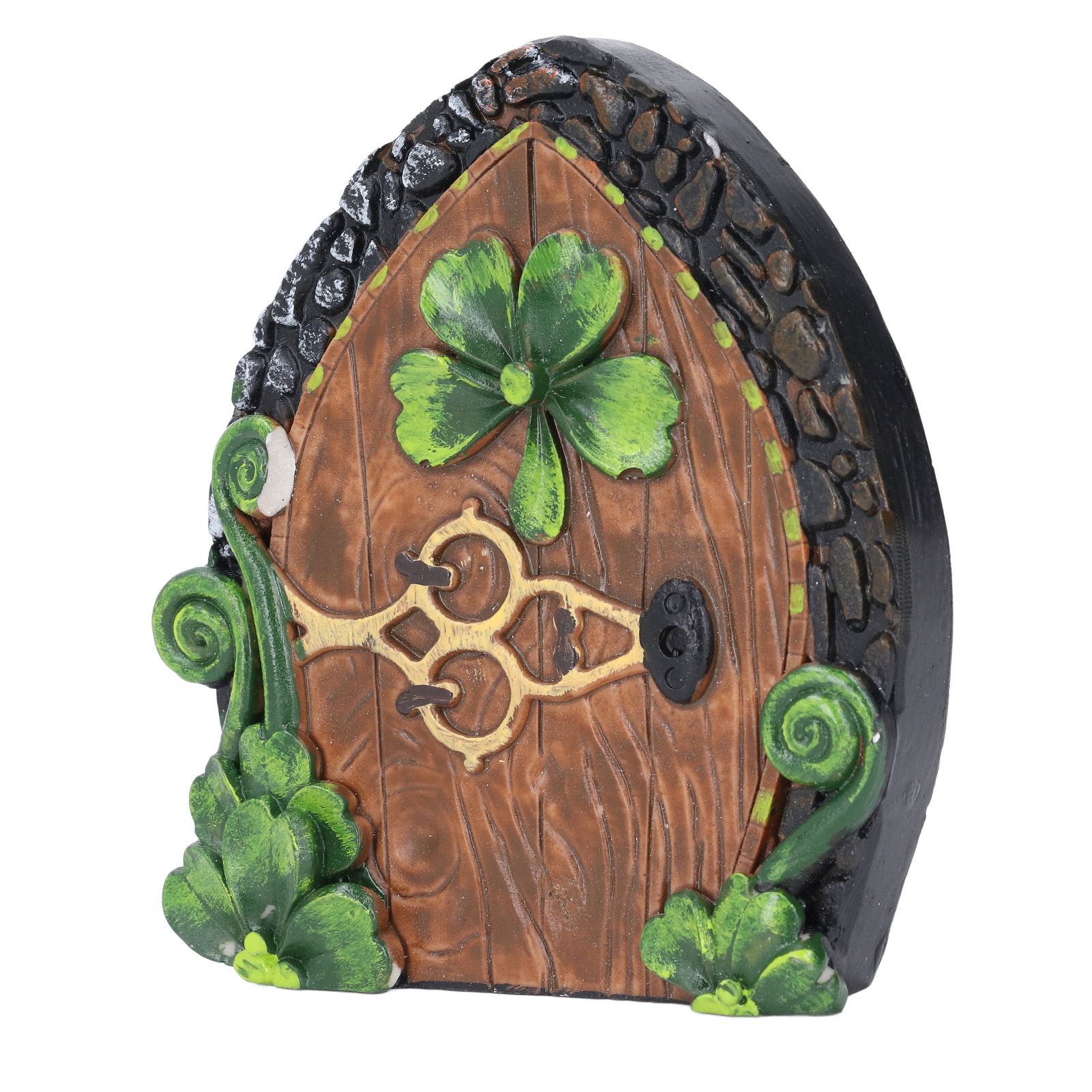 Fairy Door Miniature Resin Eco Friendly Paint with Screw Fairy House Door for view 9