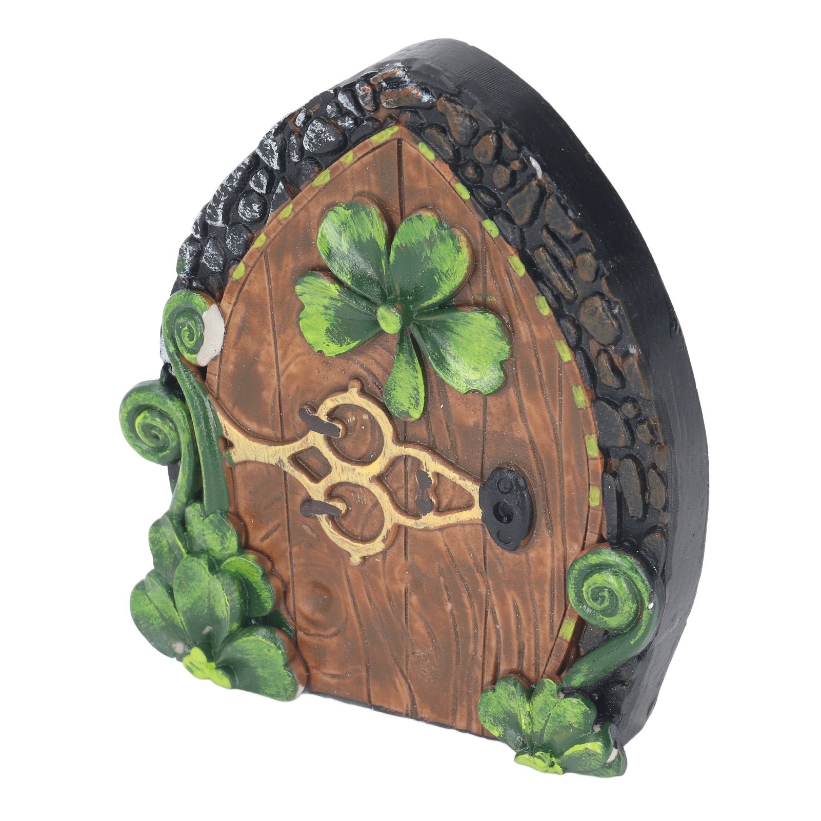 Fairy Door Miniature Resin Eco Friendly Paint with Screw Fairy House Door for view 10