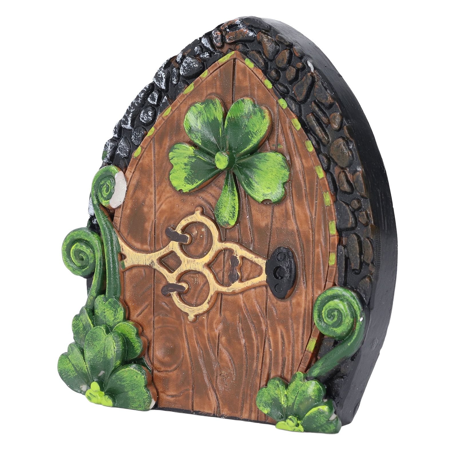 Fairy Door Miniature Resin Eco Friendly Paint with Screw Fairy House Door for view 11
