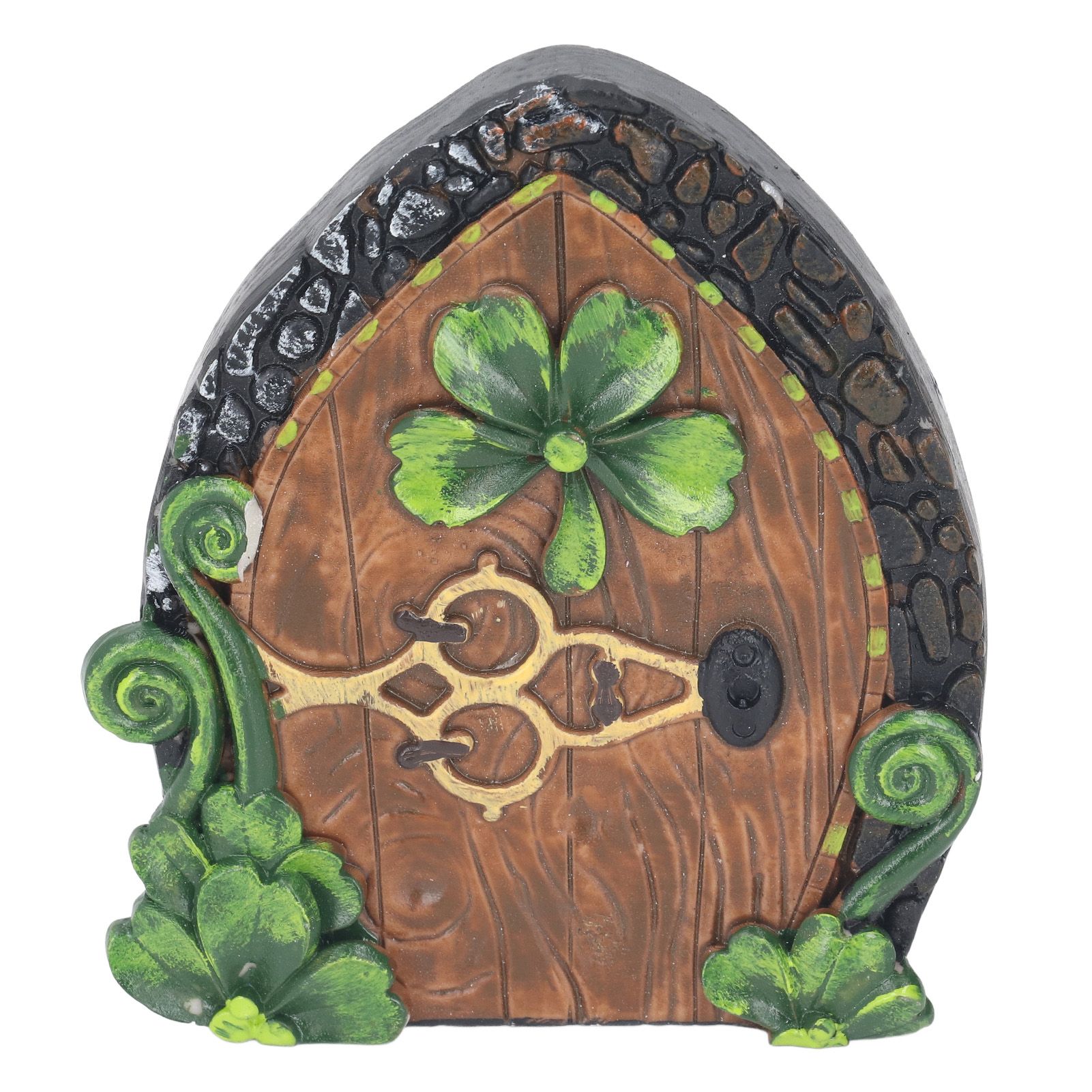 Fairy Door Miniature Resin Eco Friendly Paint with Screw Fairy House Door for view 12
