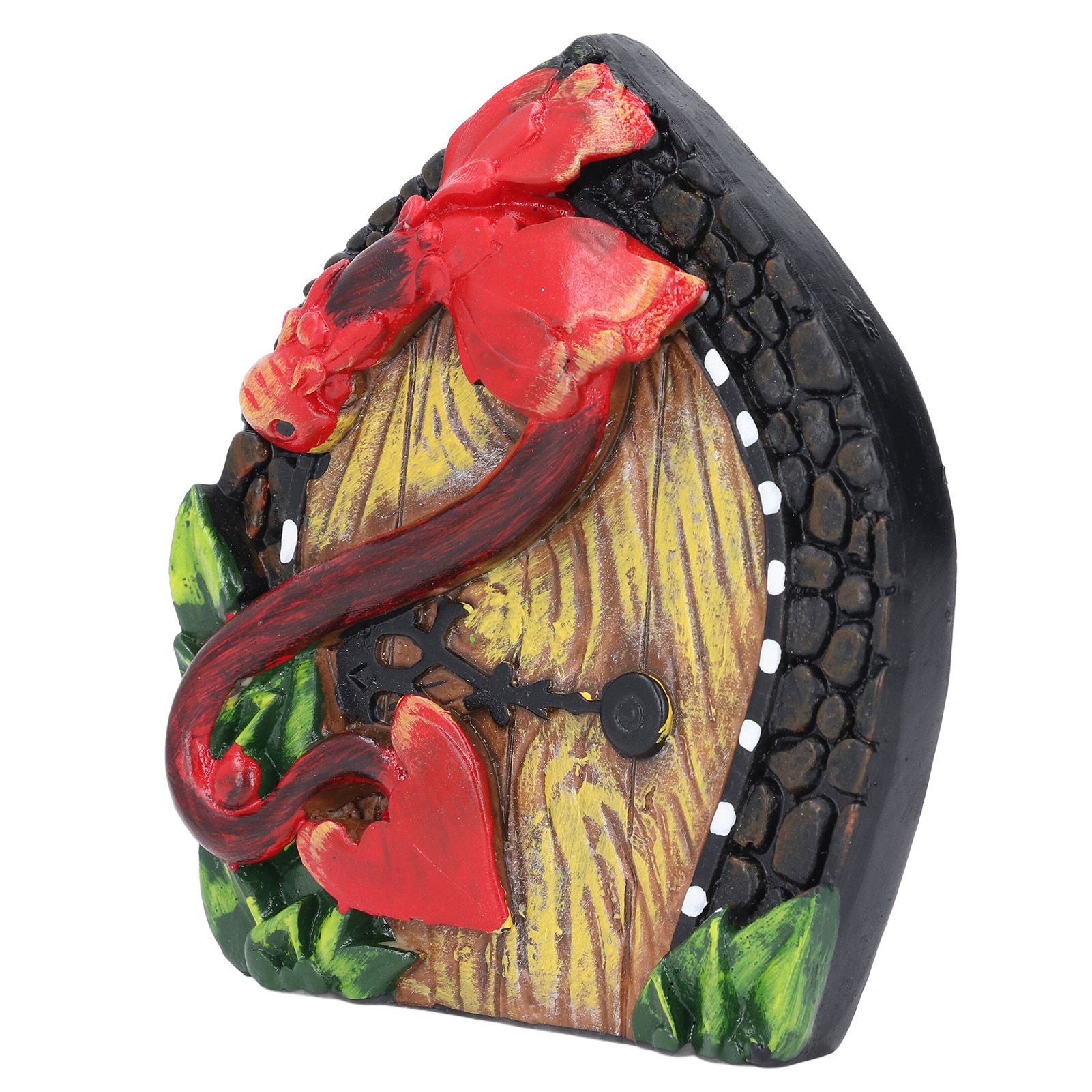 Fairy Door Miniature Resin Eco Friendly Paint with Screw Fairy House Door for view 6