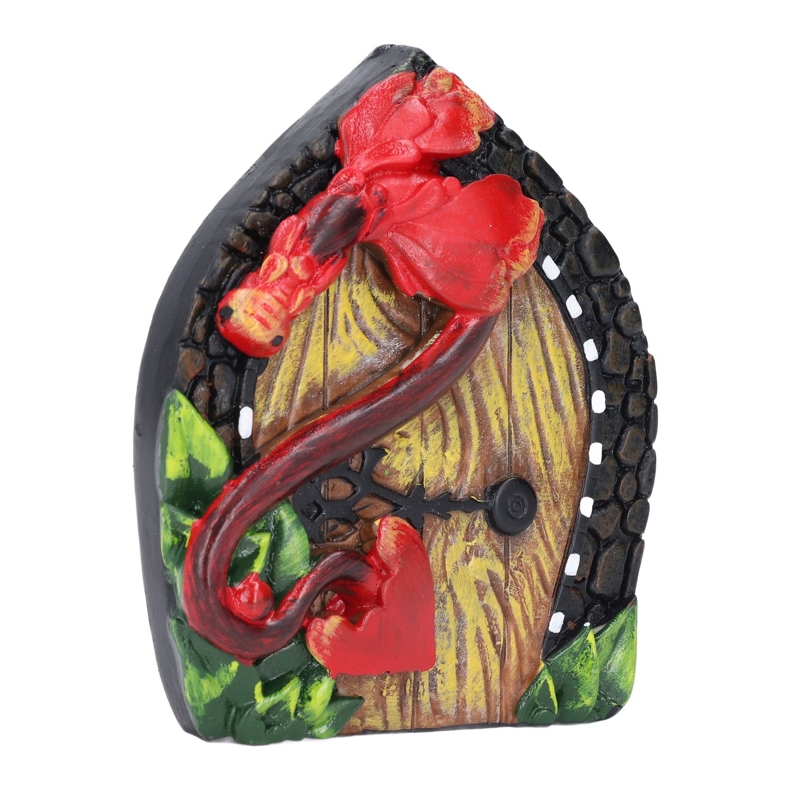 Fairy Door Miniature Resin Eco Friendly Paint with Screw Fairy House Door for view 10