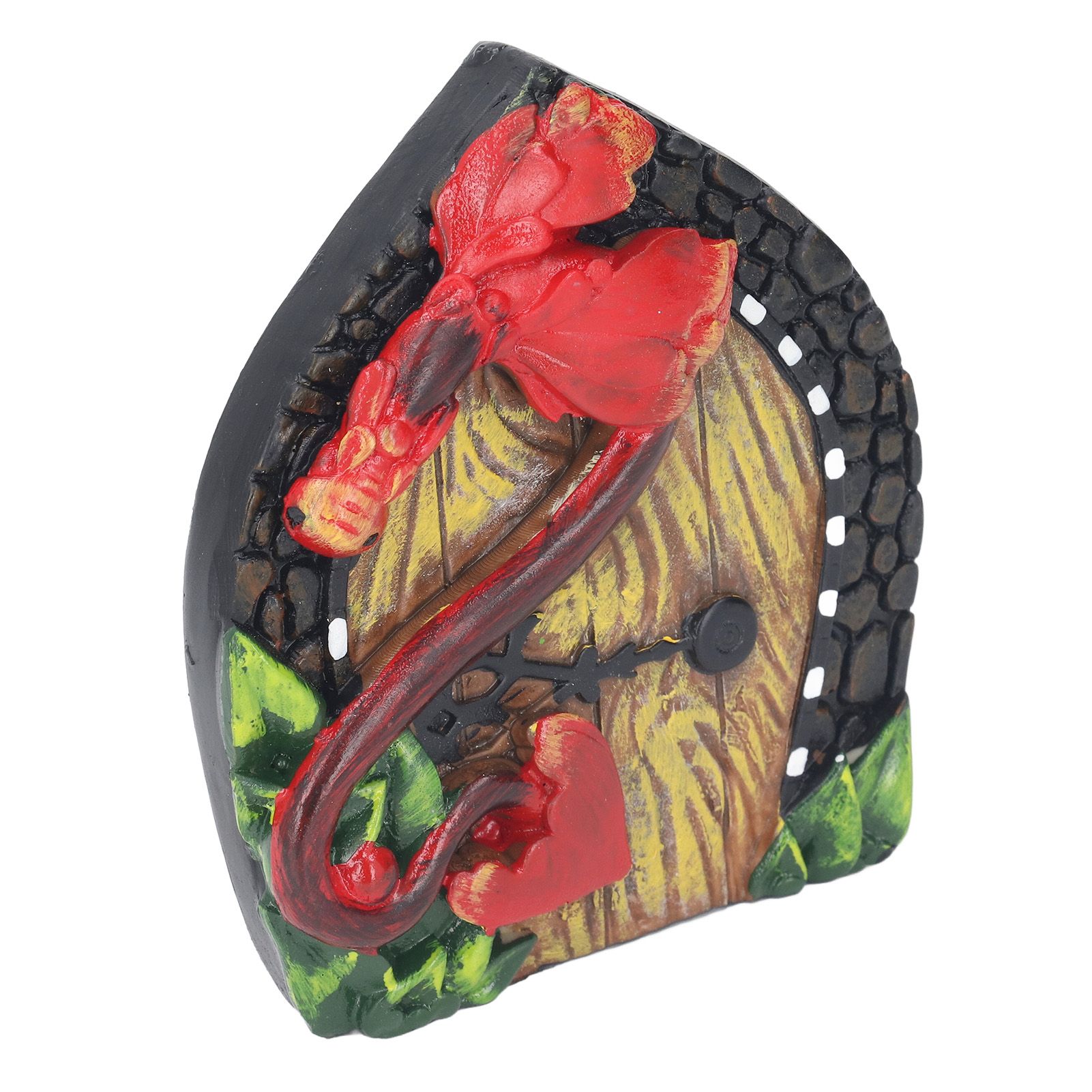 Fairy Door Miniature Resin Eco Friendly Paint with Screw Fairy House Door for view 11
