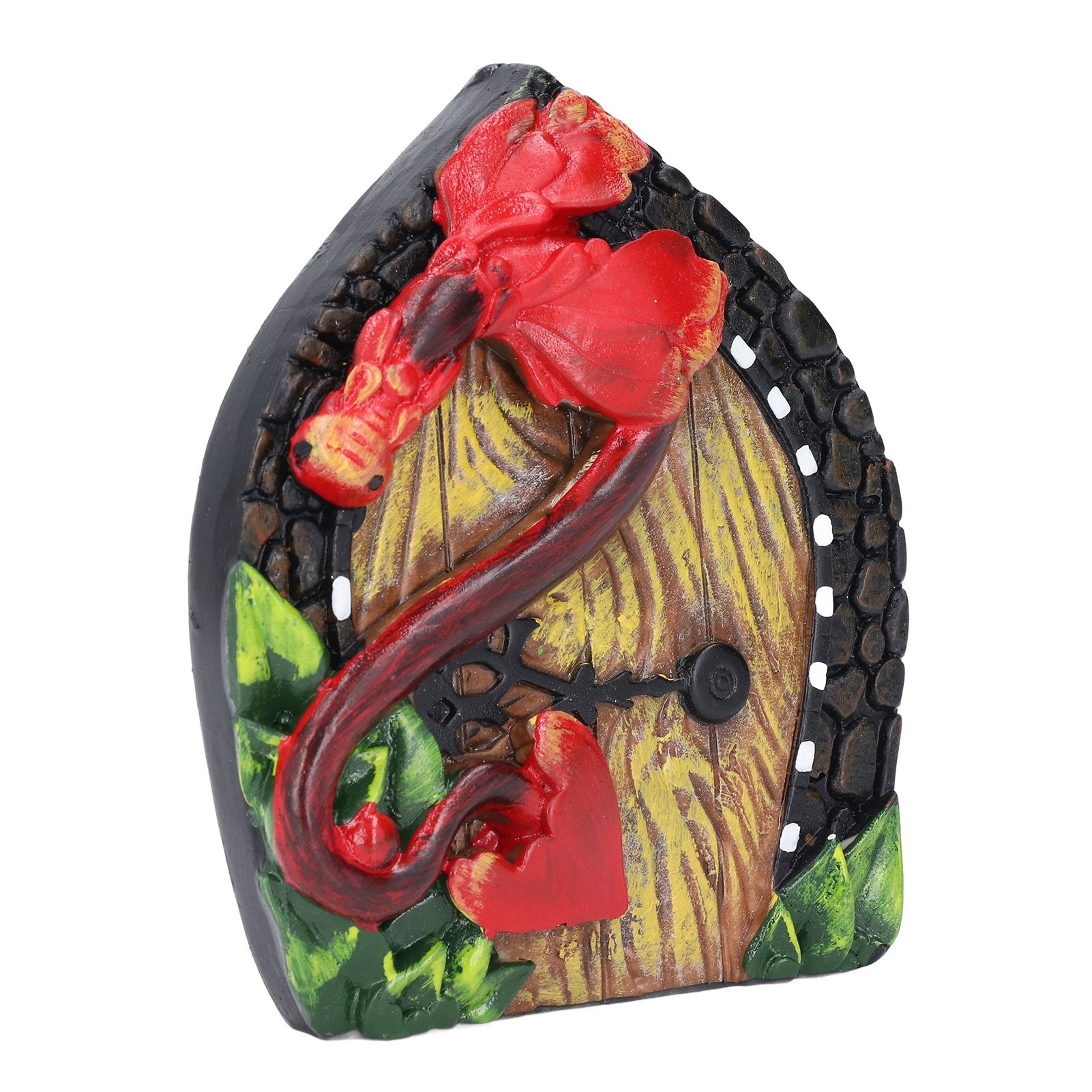 Fairy Door Miniature Resin Eco Friendly Paint with Screw Fairy House Door for view 12