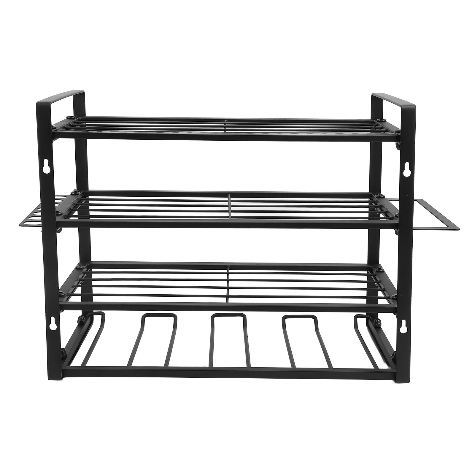 Power Tool Organizer Wall Mount 4 Layer Garage Drill Storage Heavy Duty Metal