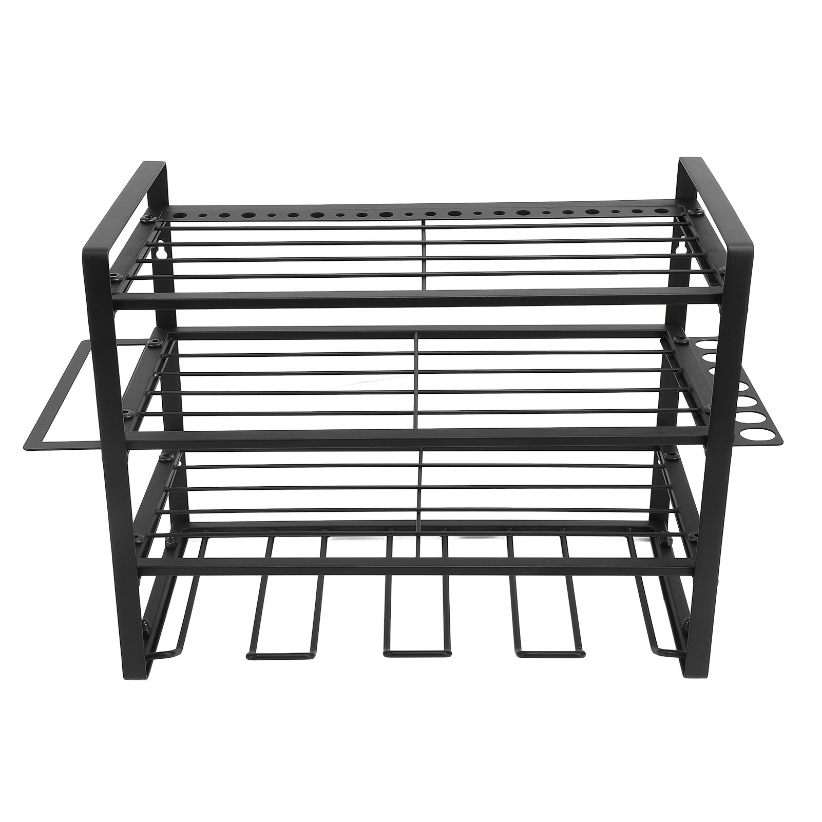 Power Tool Organizer Wall Mount 4 Layer Garage Drill Storage Heavy Duty Metal view 6