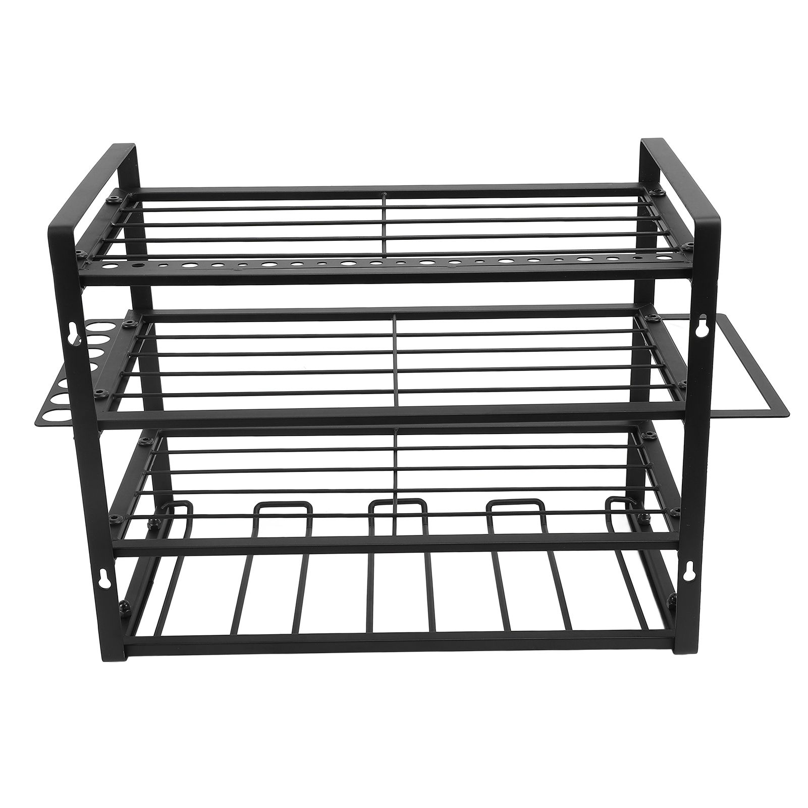 Power Tool Organizer Wall Mount 4 Layer Garage Drill Storage Heavy Duty Metal view 10