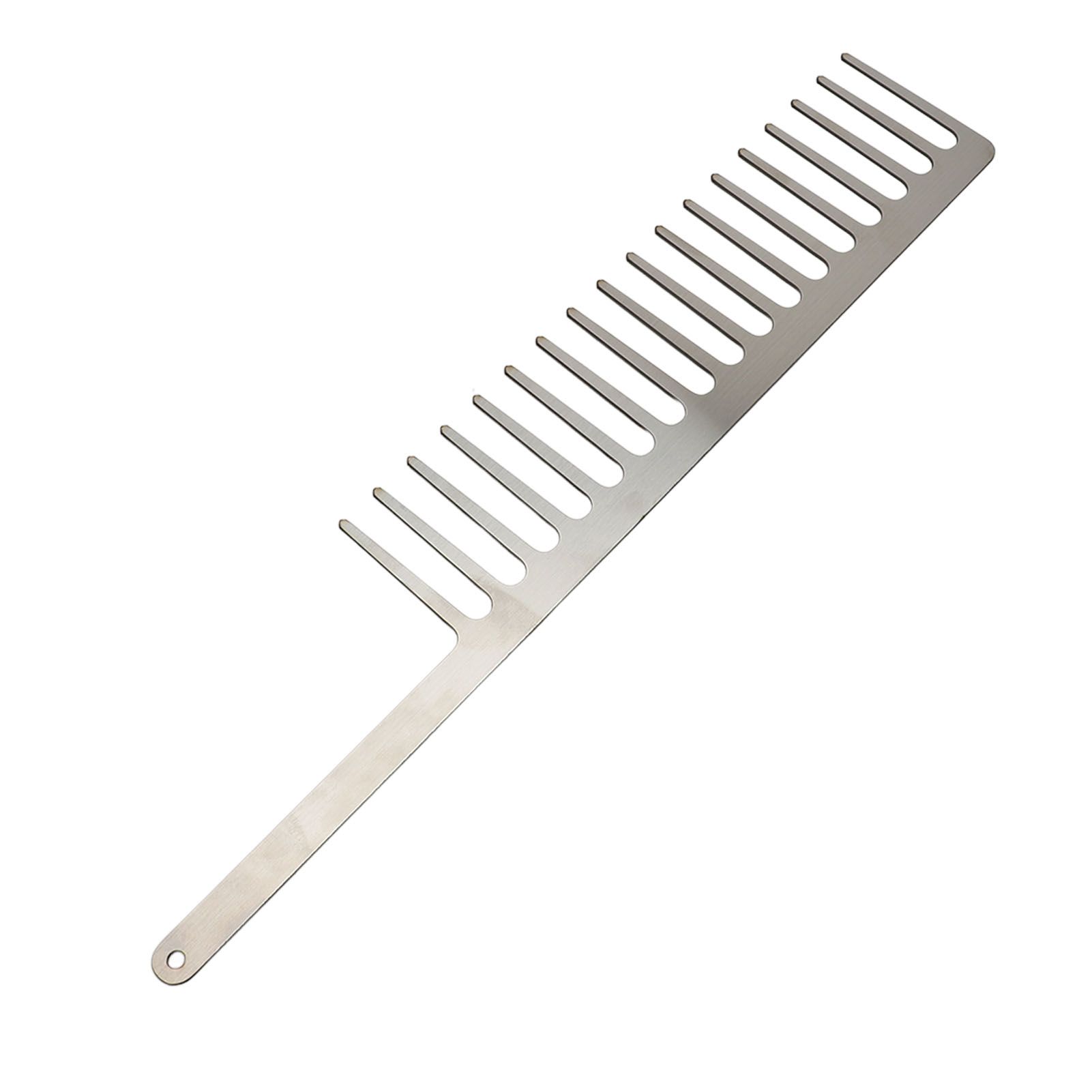 Metal BBQ Skewers Comb Shaped Easy to Clean Chicken Wings Kabob Skewers for