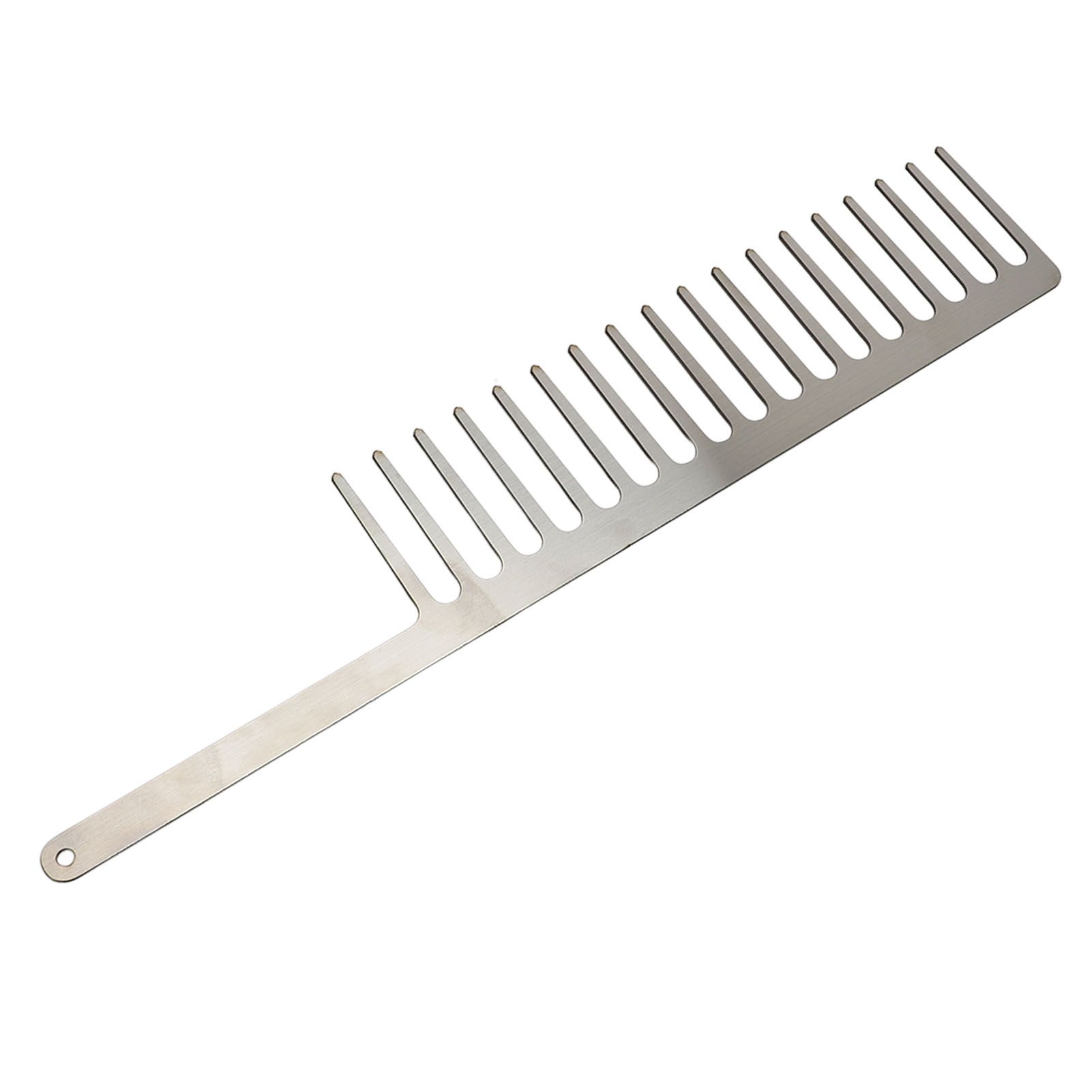 Metal BBQ Skewers Comb Shaped Easy to Clean Chicken Wings Kabob Skewers for view 8