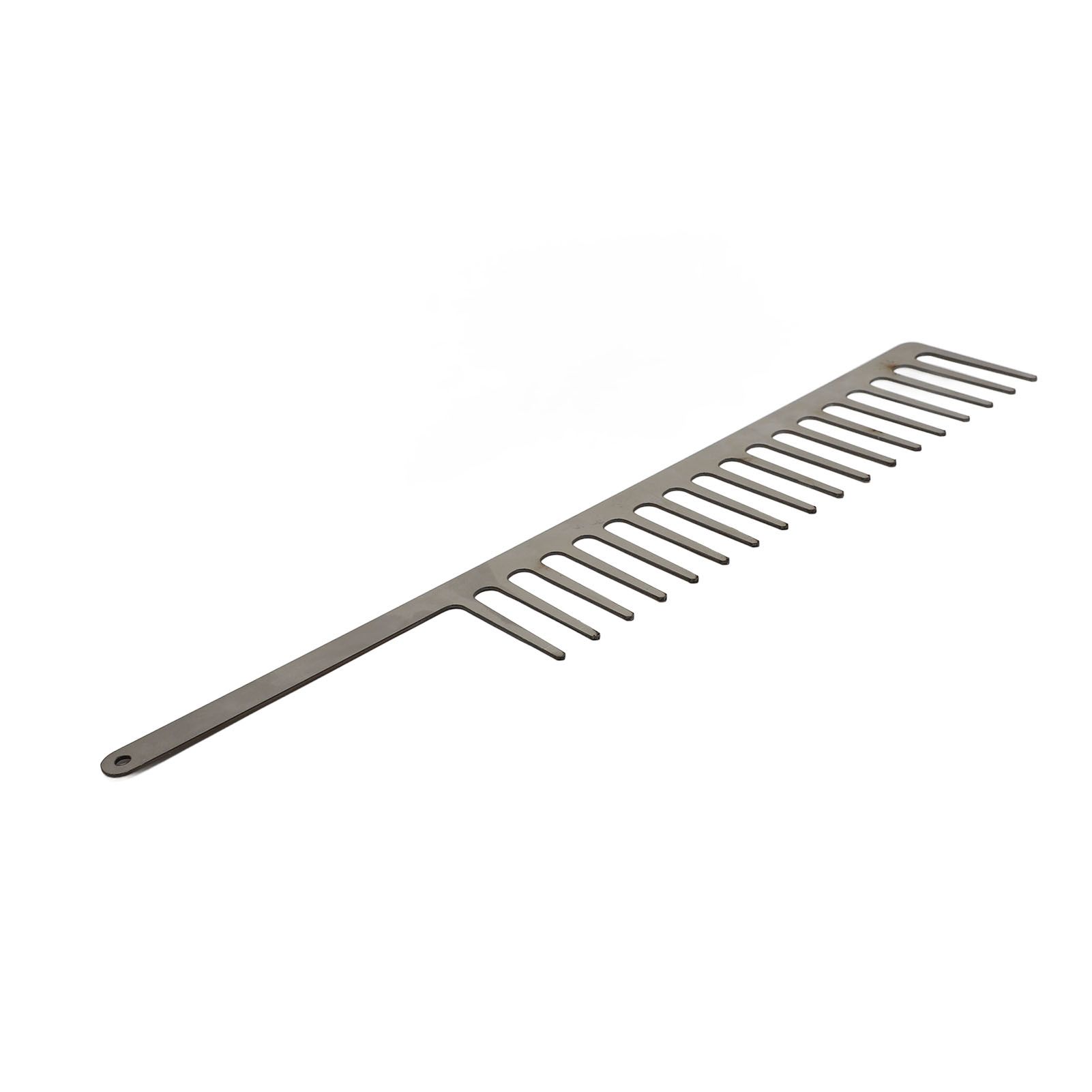 Metal BBQ Skewers Comb Shaped Easy to Clean Chicken Wings Kabob Skewers for view 10