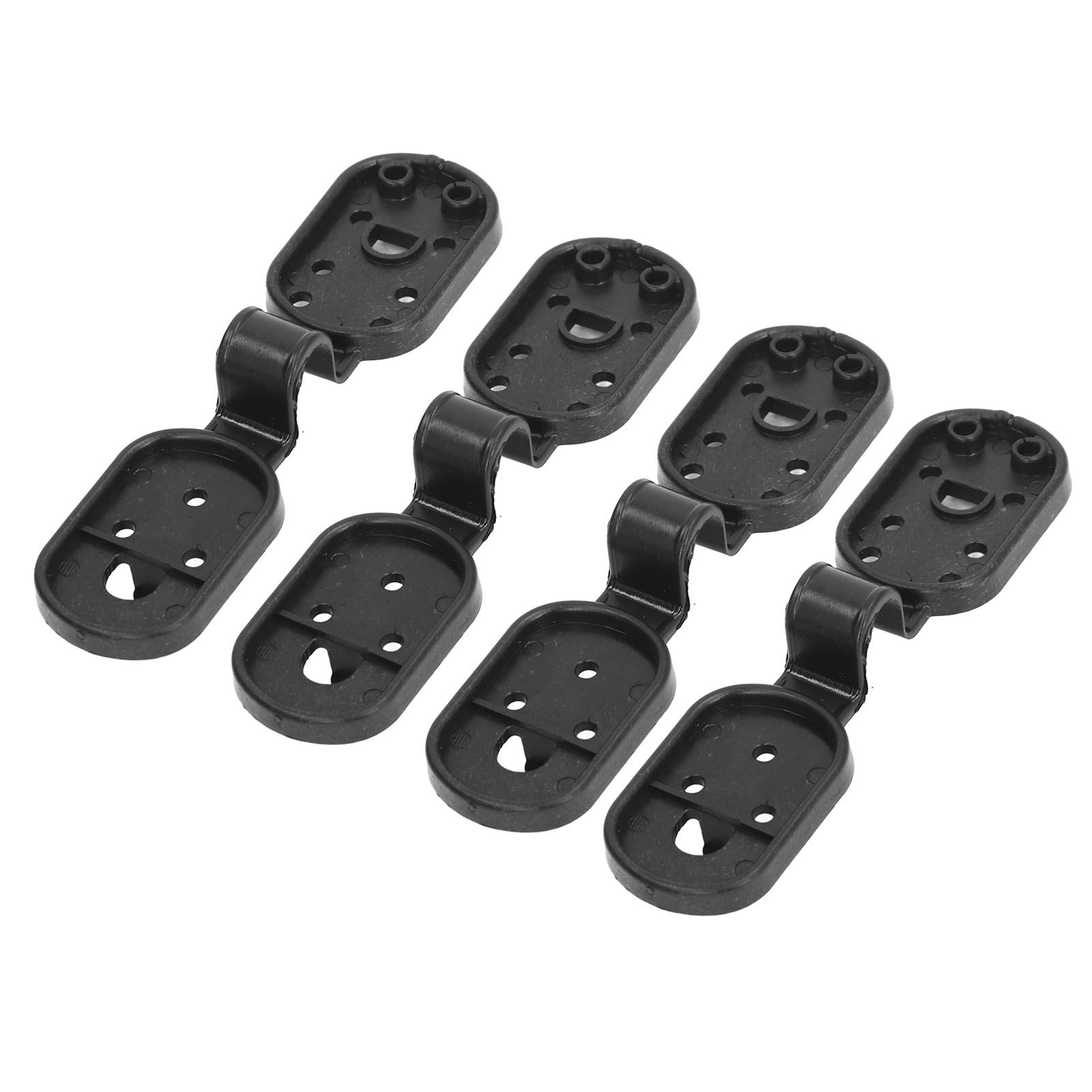 100pcs Shade Cloth Clips Black Oval ABS Easy to Use Sunshade Net Fixing Clips view 11