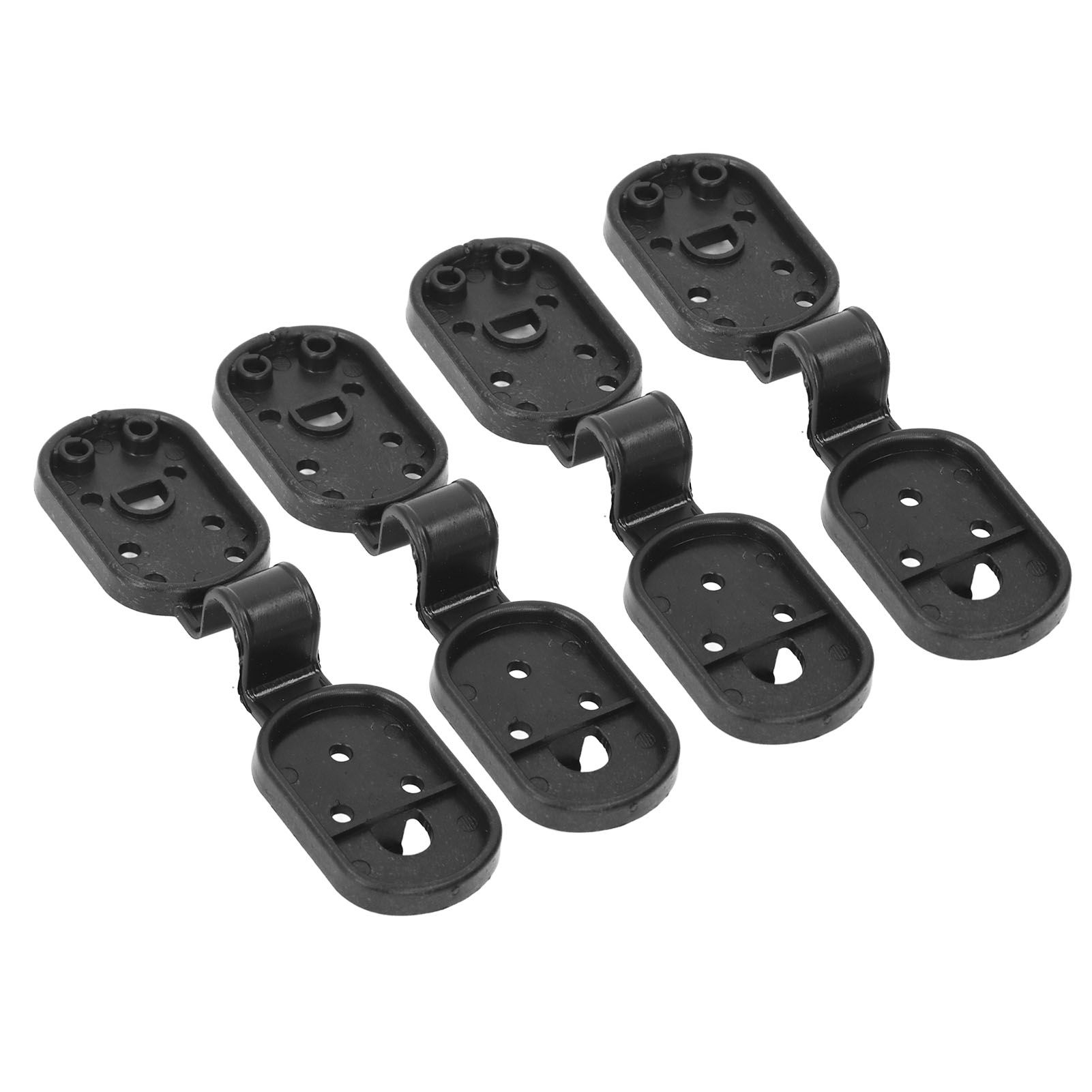 100pcs Shade Cloth Clips Black Oval ABS Easy to Use Sunshade Net Fixing Clips view 12