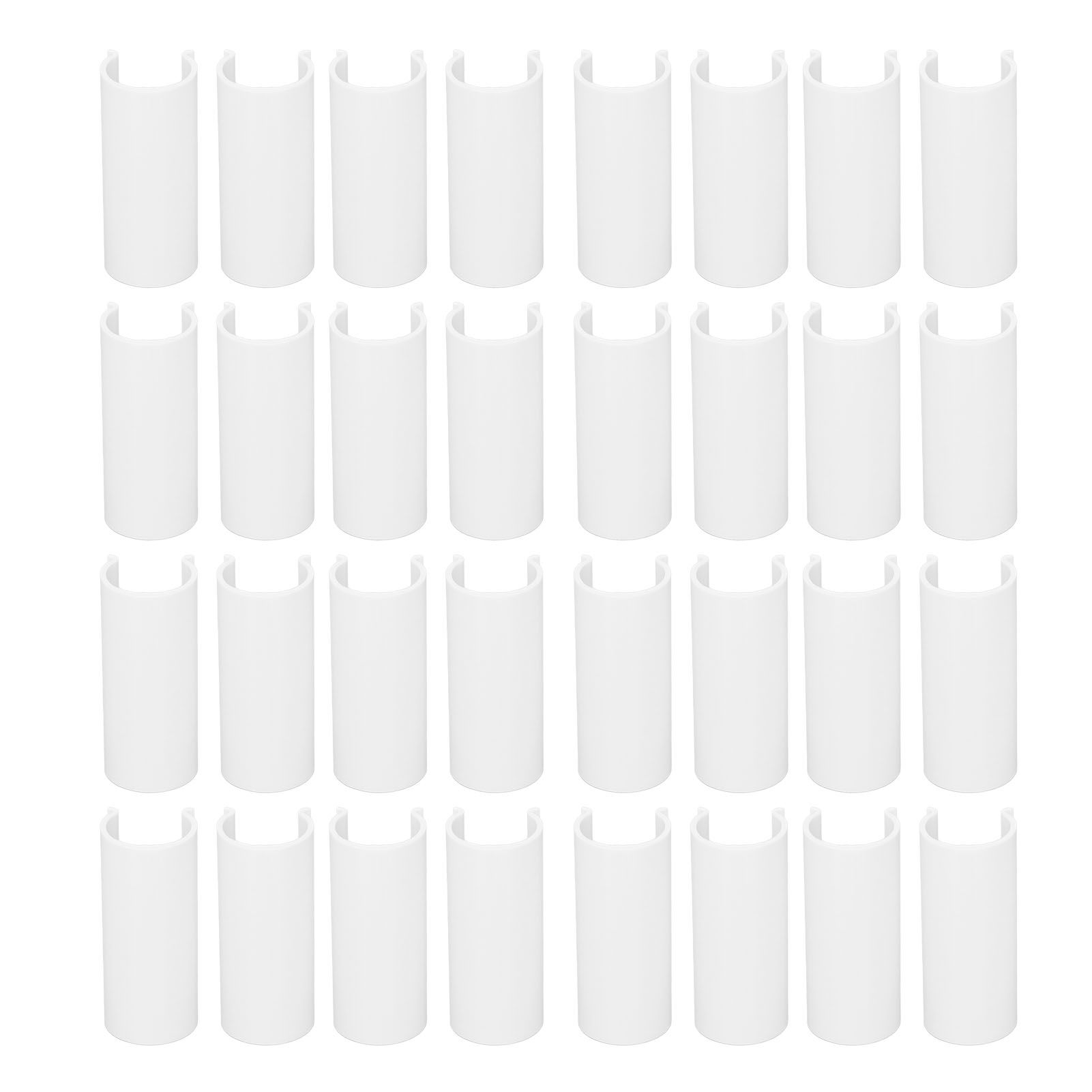 32Pcs Greenhouse Pipe Clamp PVC Multifunctional Reusable Pool Cover Clamp for