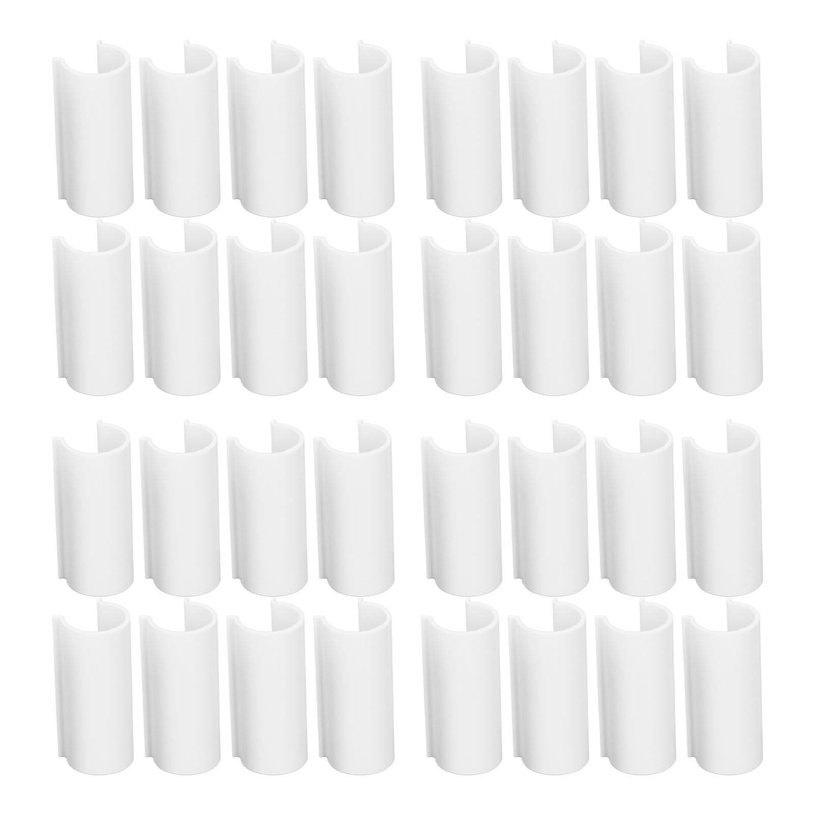 32Pcs Greenhouse Pipe Clamp PVC Multifunctional Reusable Pool Cover Clamp for view 6