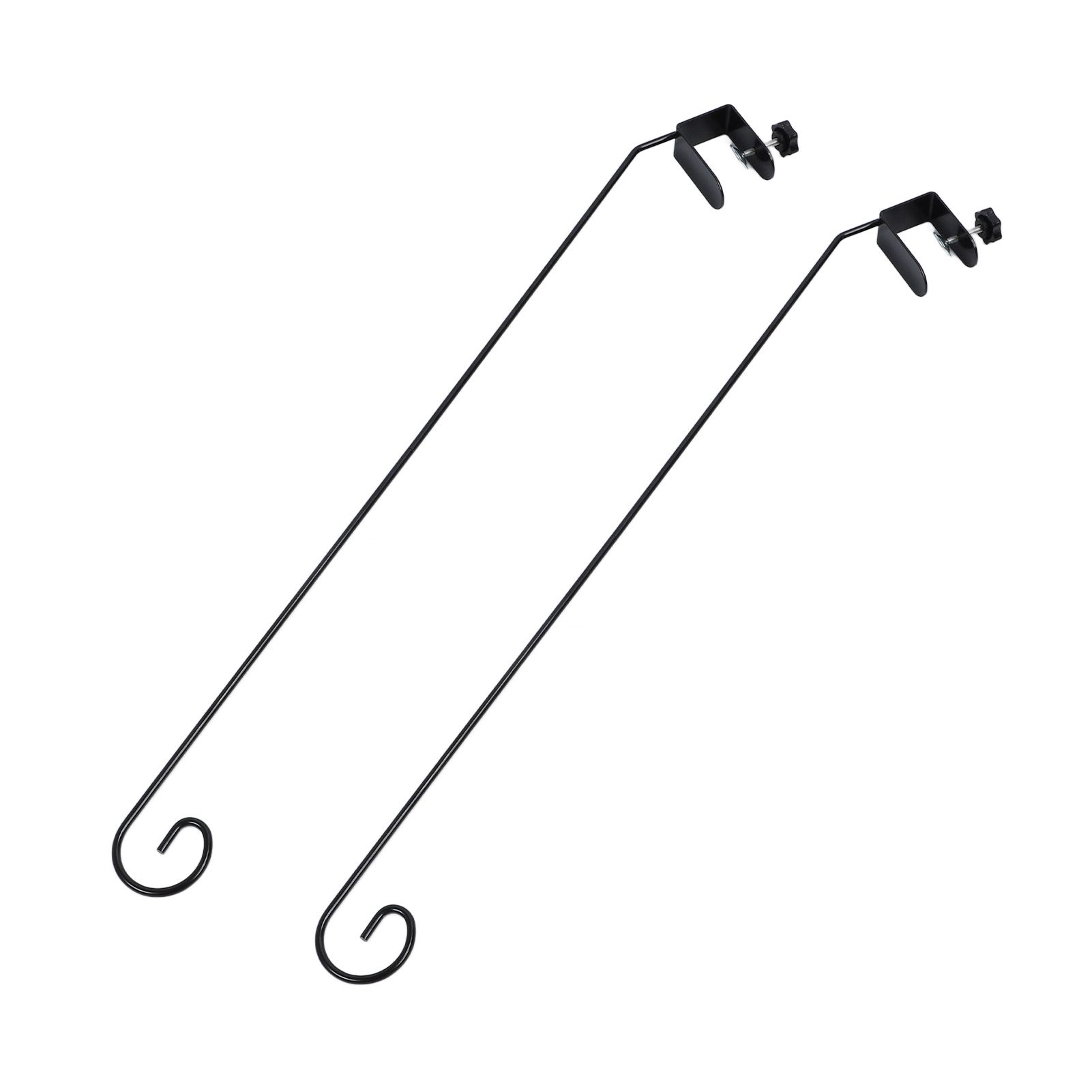 2pcs Extended Fence Deck Hook Rail Hook Heavy Duty Bird Feeder Hook Adjustable view 11