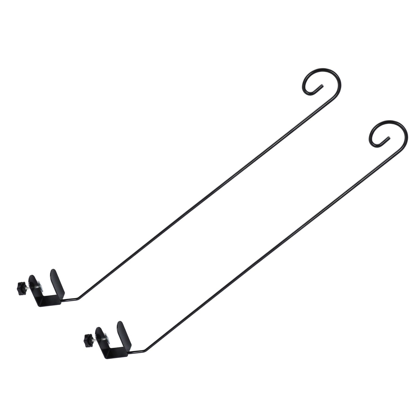 2pcs Extended Fence Deck Hook Rail Hook Heavy Duty Bird Feeder Hook Adjustable view 12