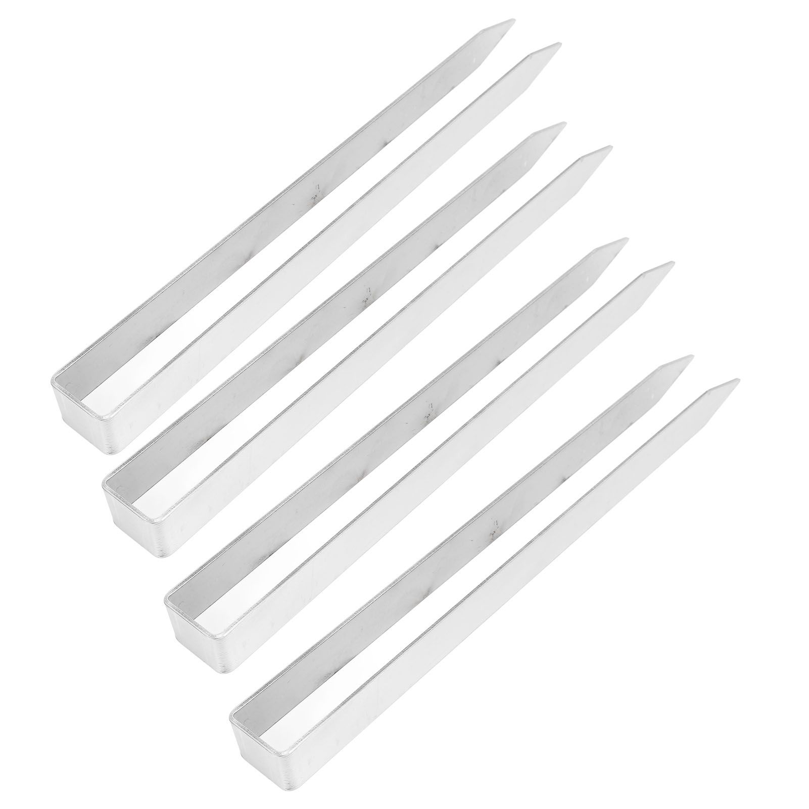 4 Pcs U Shaped Stakes Heavy Duty Stainless Steel Ground Pegs U Shape Rose Arch