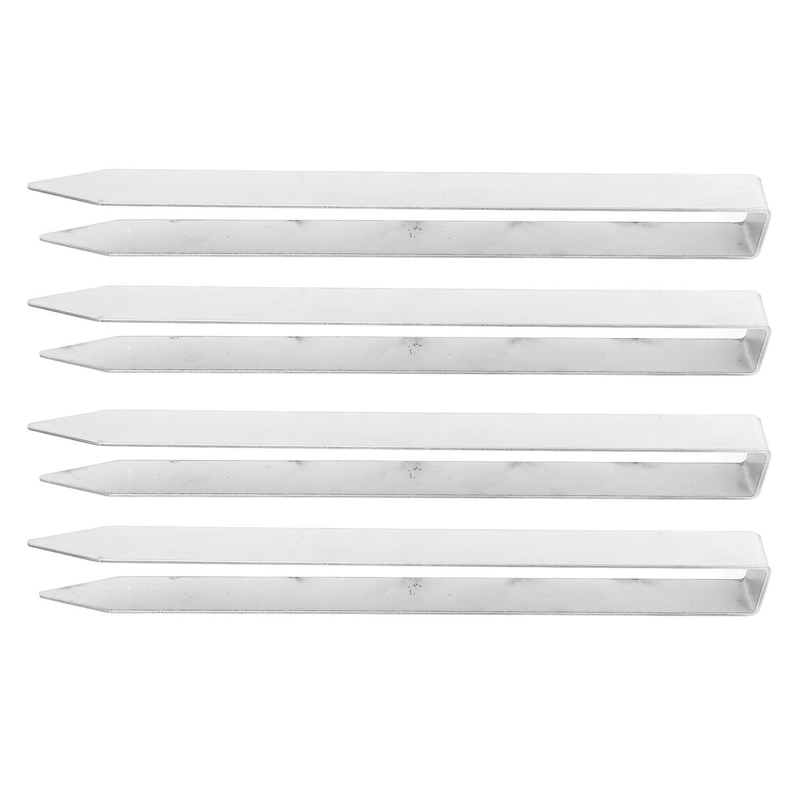 4 Pcs U Shaped Stakes Heavy Duty Stainless Steel Ground Pegs U Shape Rose Arch view 8