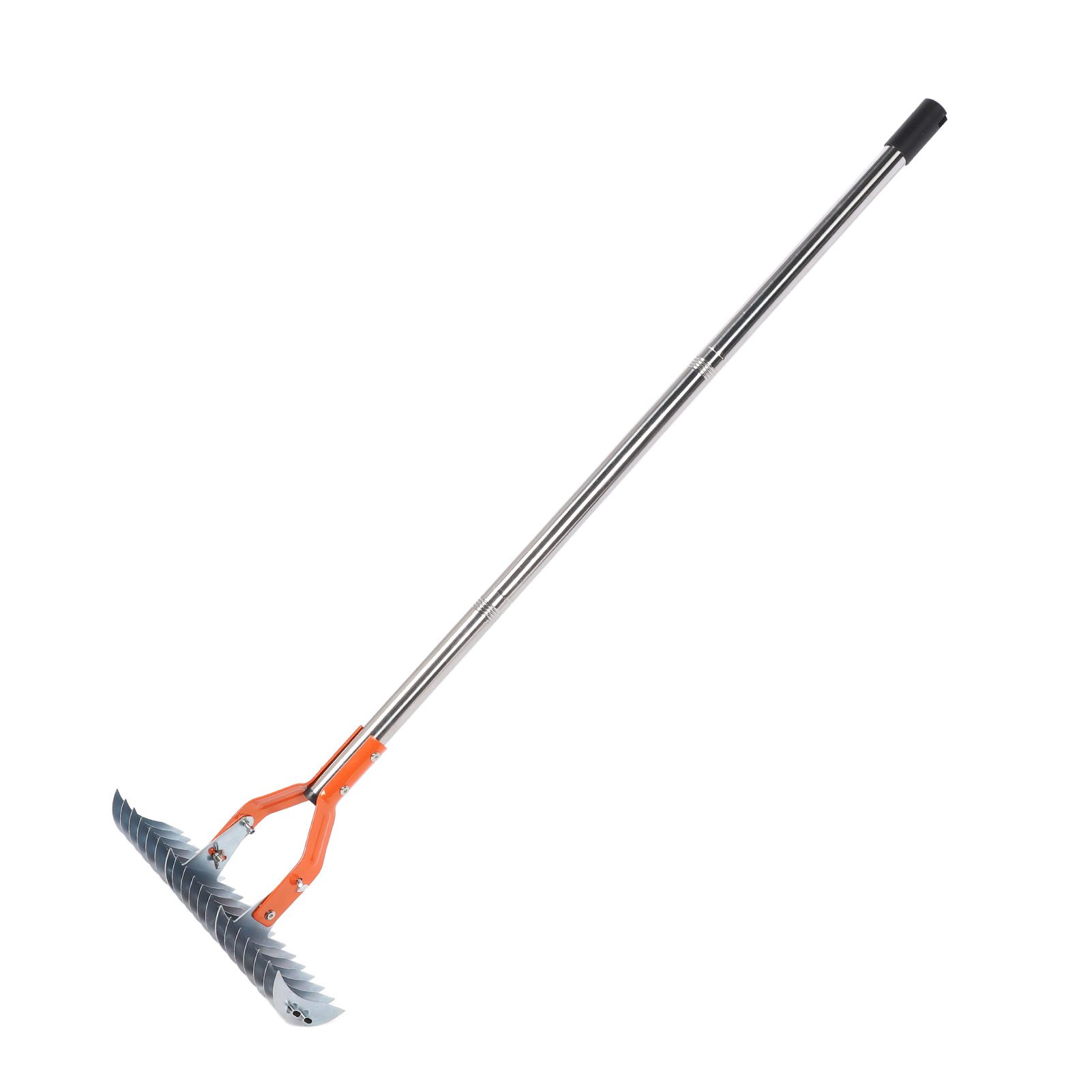 Thatch Rake 14.7 Inch Carbon Steel Stainless Steel Robust Lawn Dethatcher Rake view 8