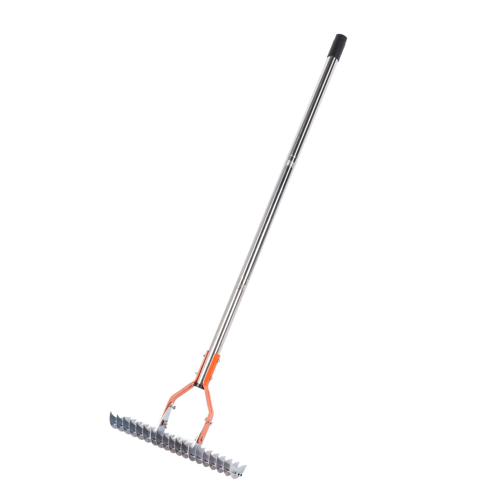 Thatch Rake 14.7 Inch Carbon Steel Stainless Steel Robust Lawn Dethatcher Rake view 9
