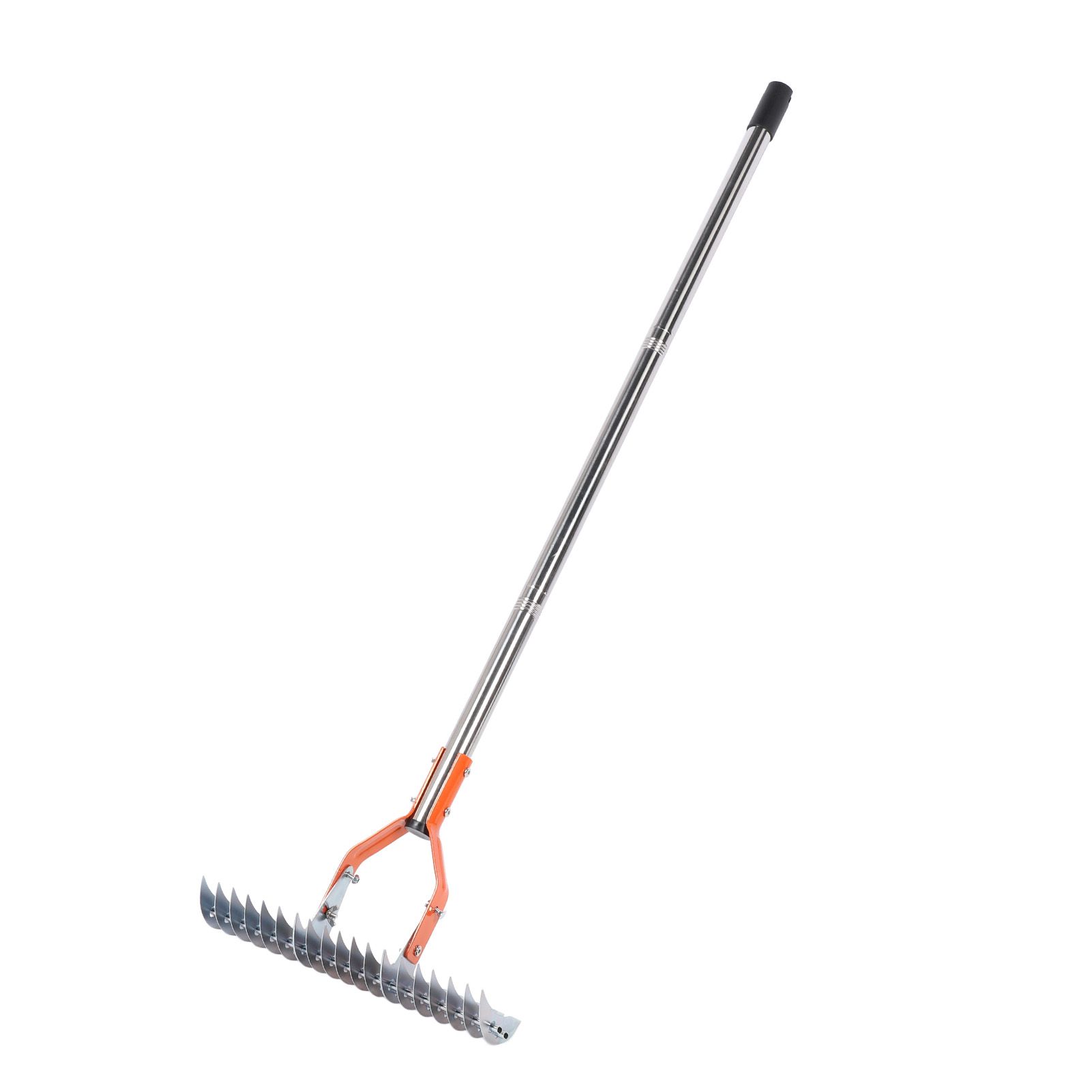 Thatch Rake 14.7 Inch Carbon Steel Stainless Steel Robust Lawn Dethatcher Rake view 10