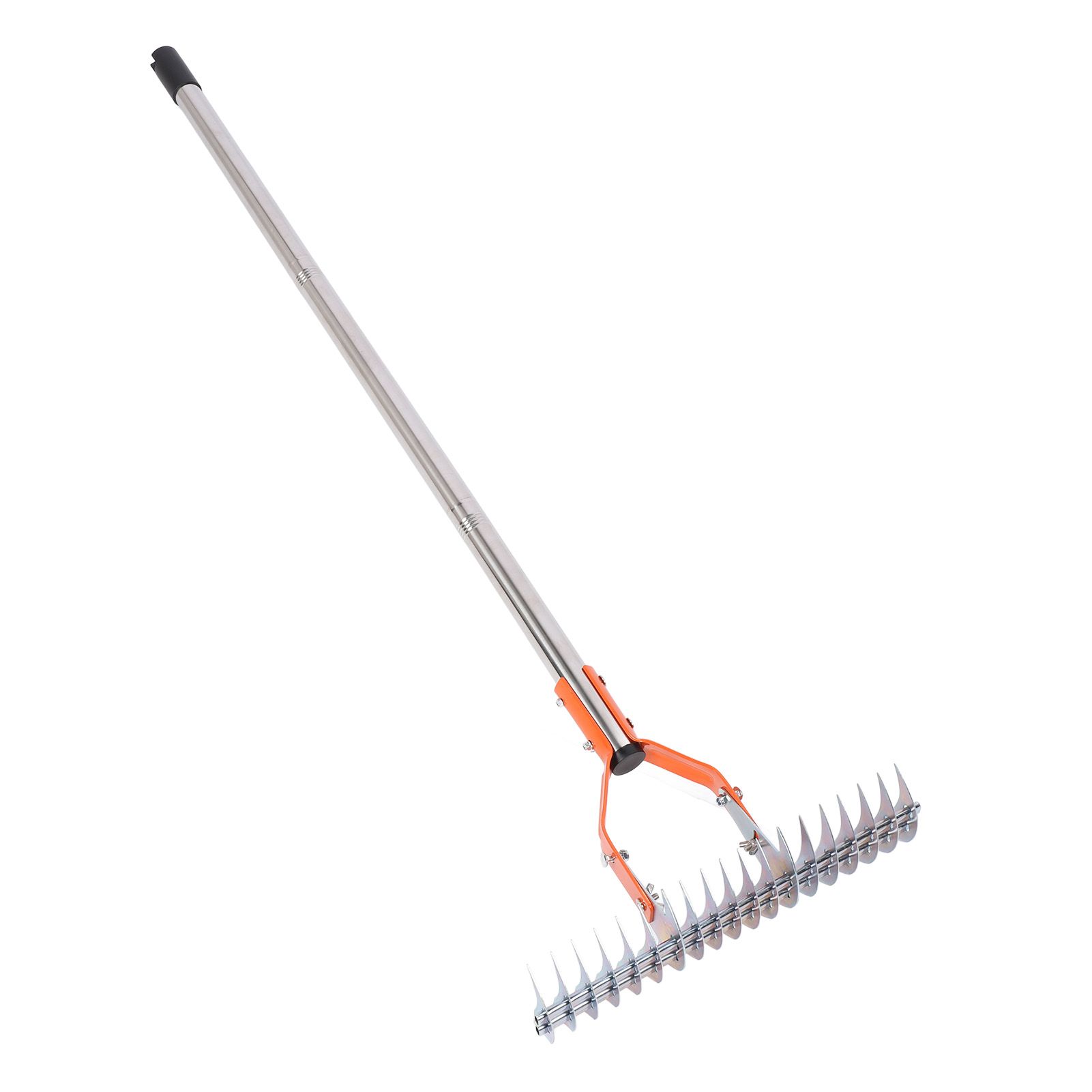 Thatch Rake 14.7 Inch Carbon Steel Stainless Steel Robust Lawn Dethatcher Rake view 11