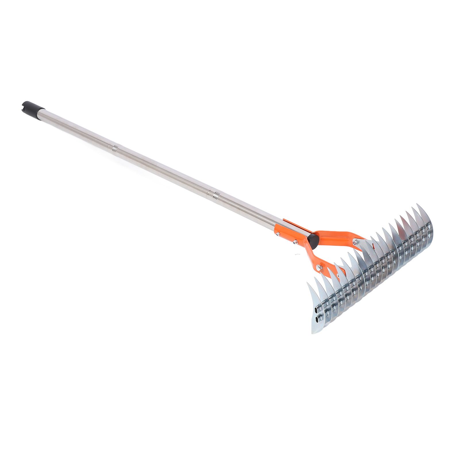 Thatch Rake 14.7 Inch Carbon Steel Stainless Steel Robust Lawn Dethatcher Rake view 12