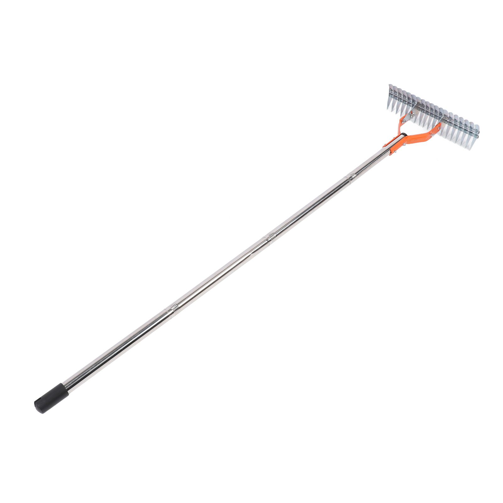 Thatch Rake 14.7 Inch Carbon Steel Stainless Steel Robust Lawn Dethatcher Rake view 6
