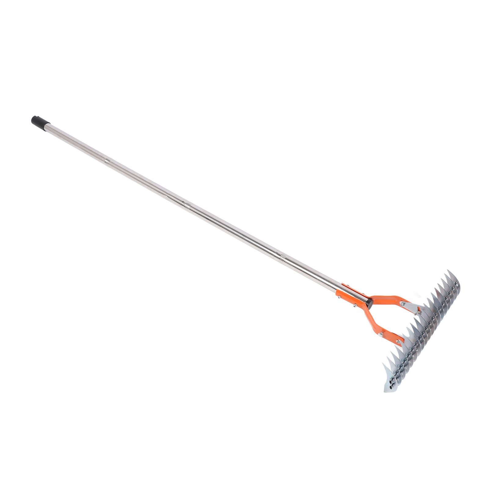 Thatch Rake 14.7 Inch Carbon Steel Stainless Steel Robust Lawn Dethatcher Rake view 9