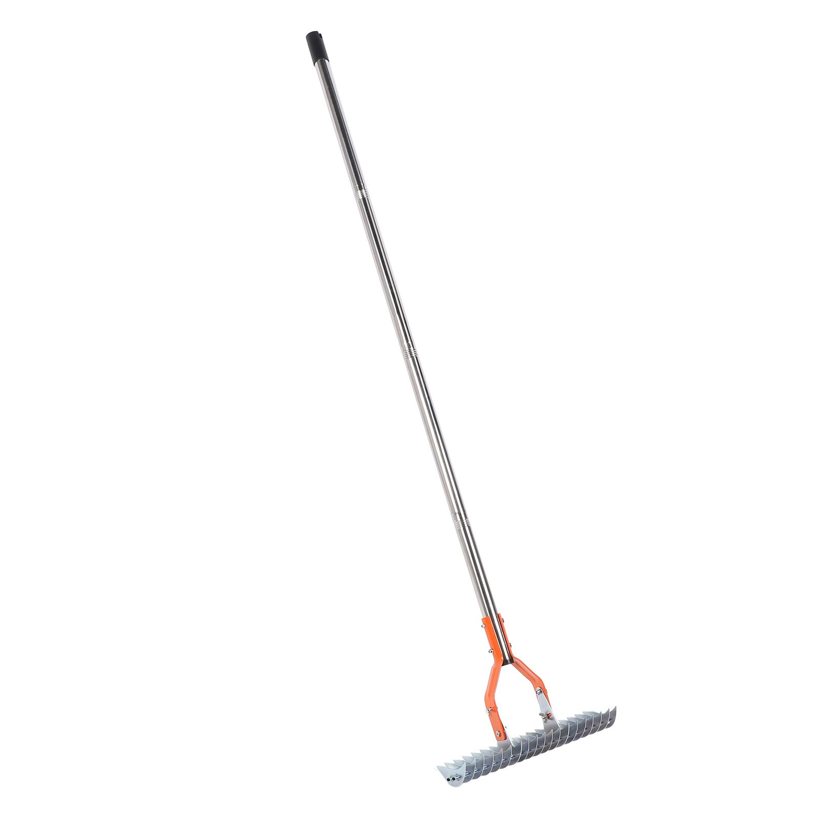 Thatch Rake 14.7 Inch Carbon Steel Stainless Steel Robust Lawn Dethatcher Rake view 11